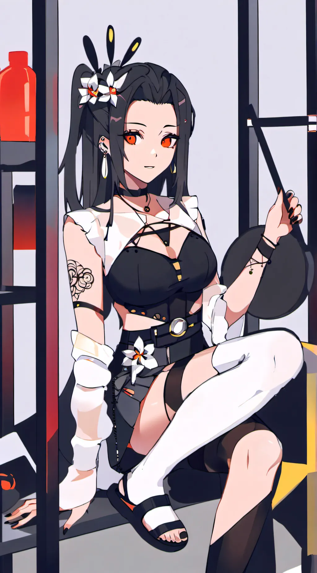 ai character: Mha Tyla dance  background