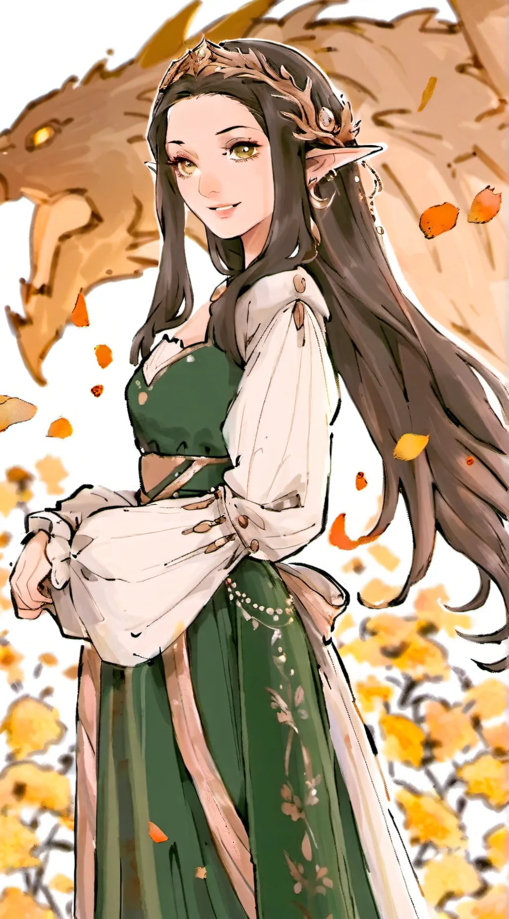 ai character: Elasha Ilistinia background