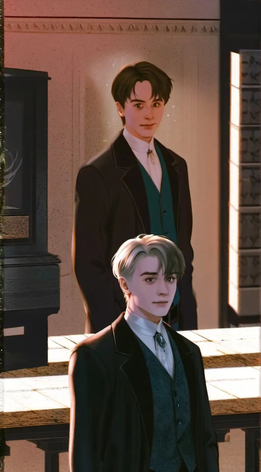 ai character: potters house background