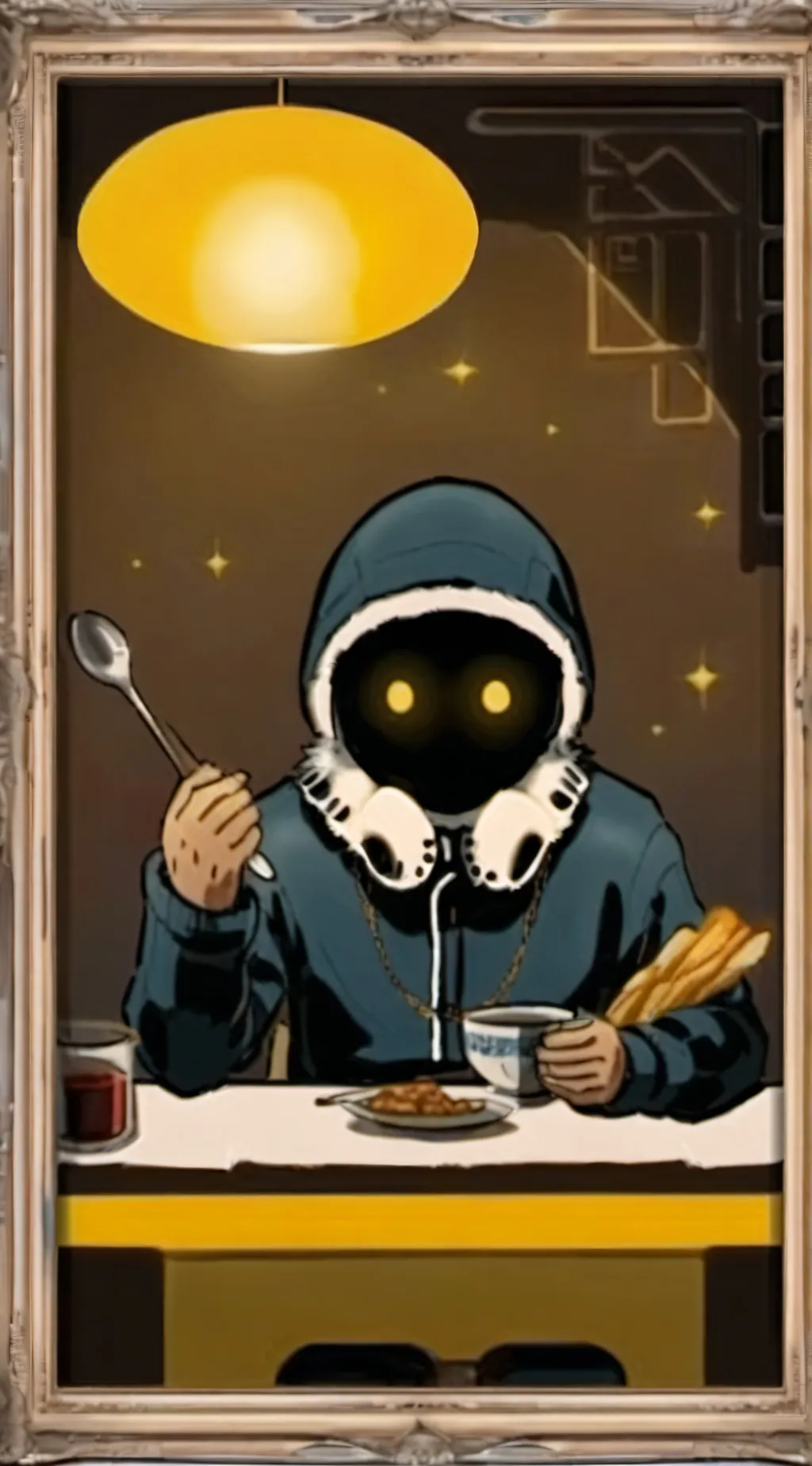 ai character: Spoon background