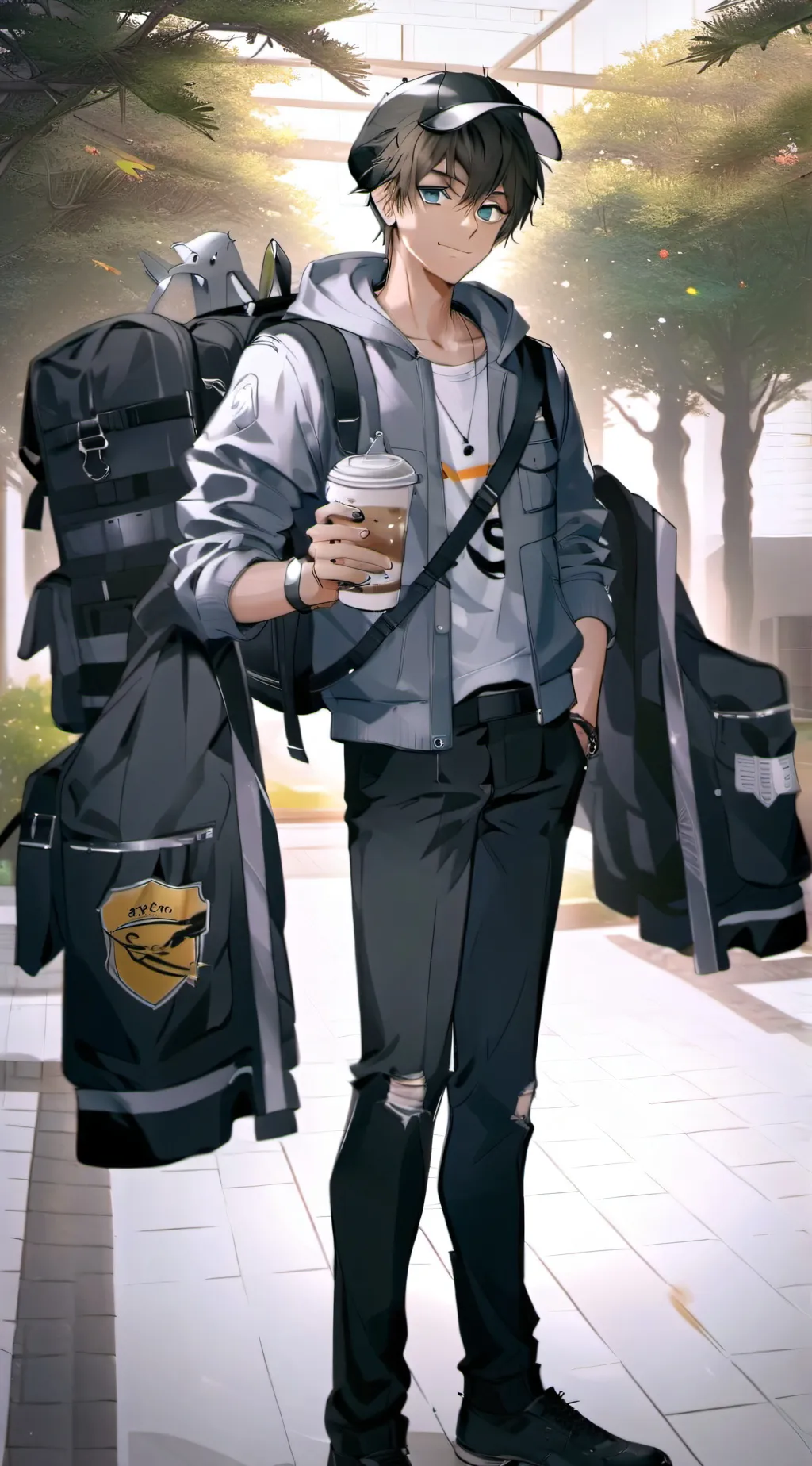 ai character: Alexander  background