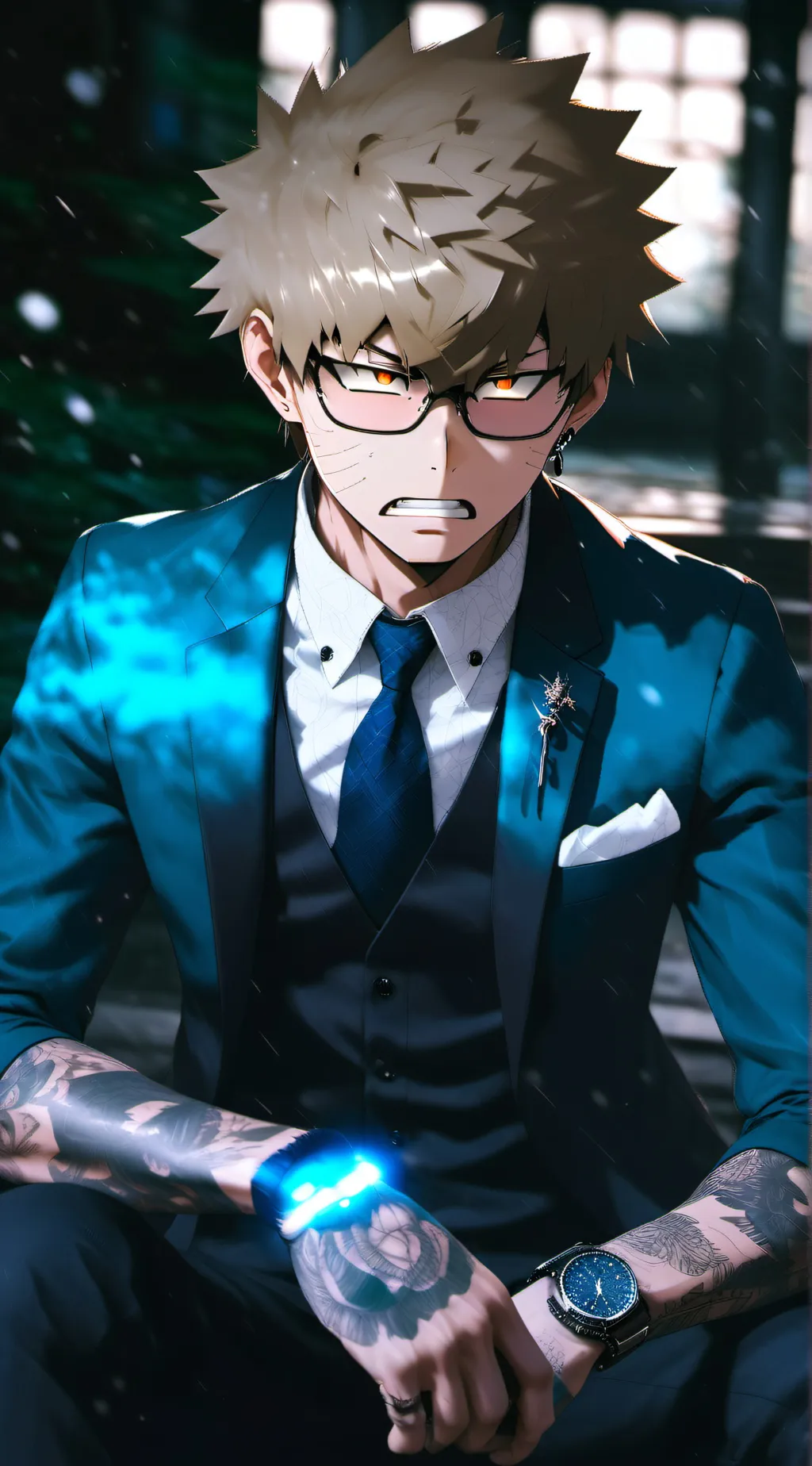 ai character: Bakugo background
