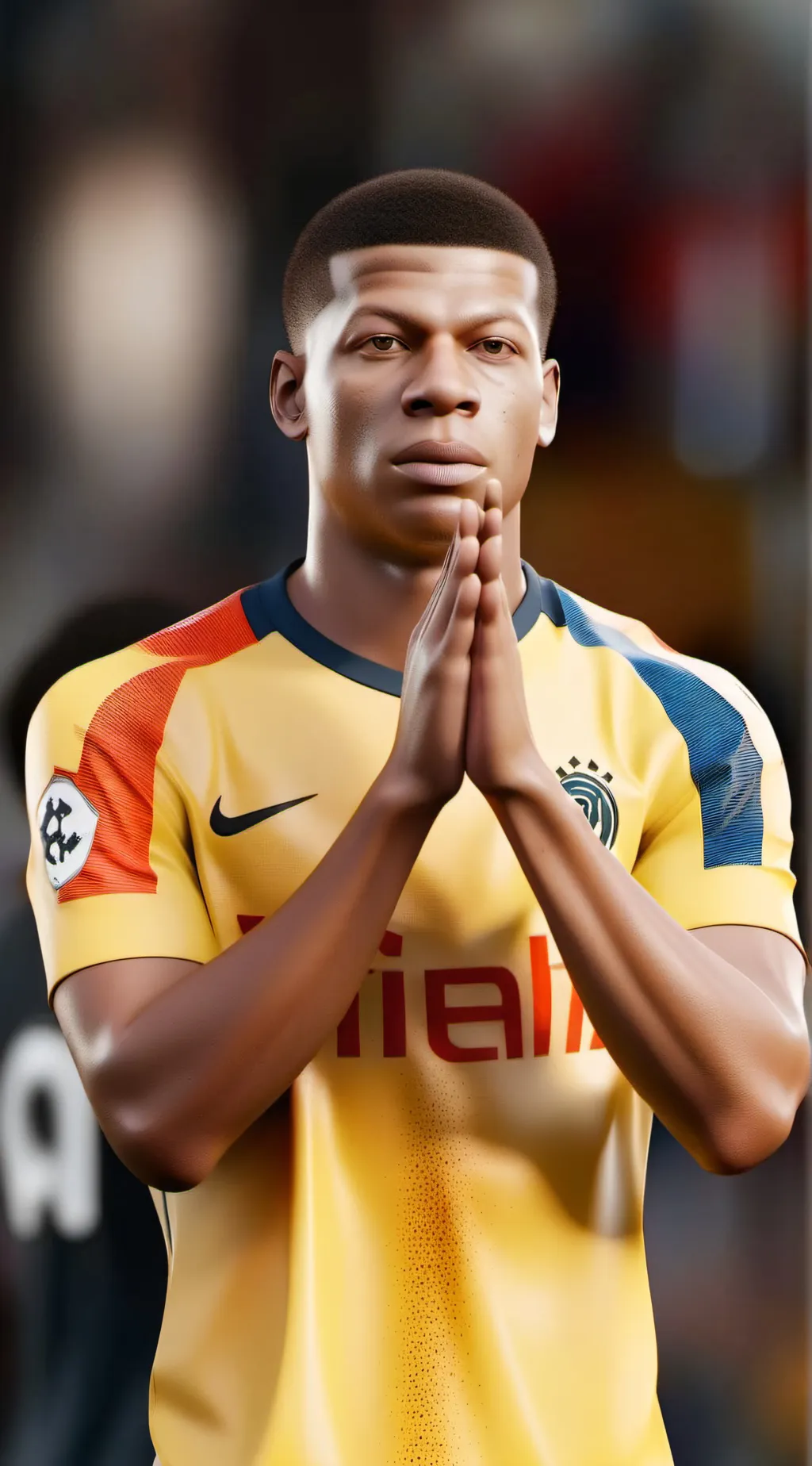 ai character: Kylian Mbappe background