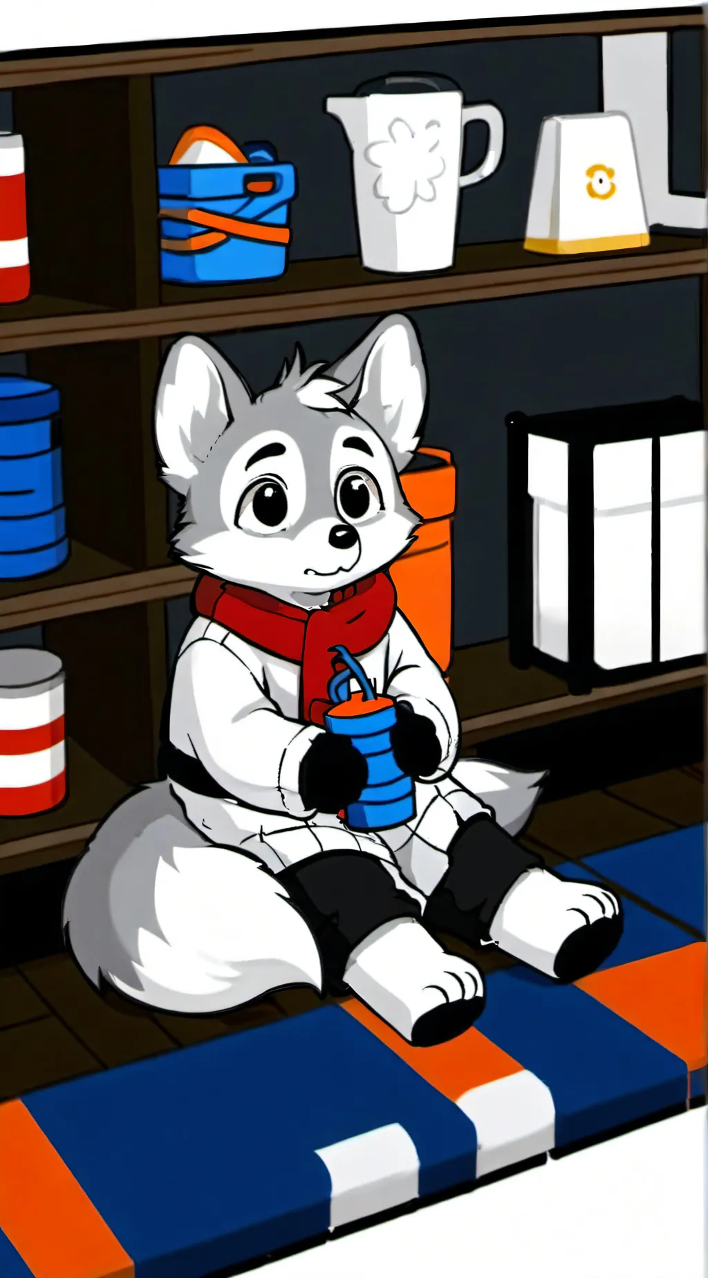ai character: Frowny Fox background