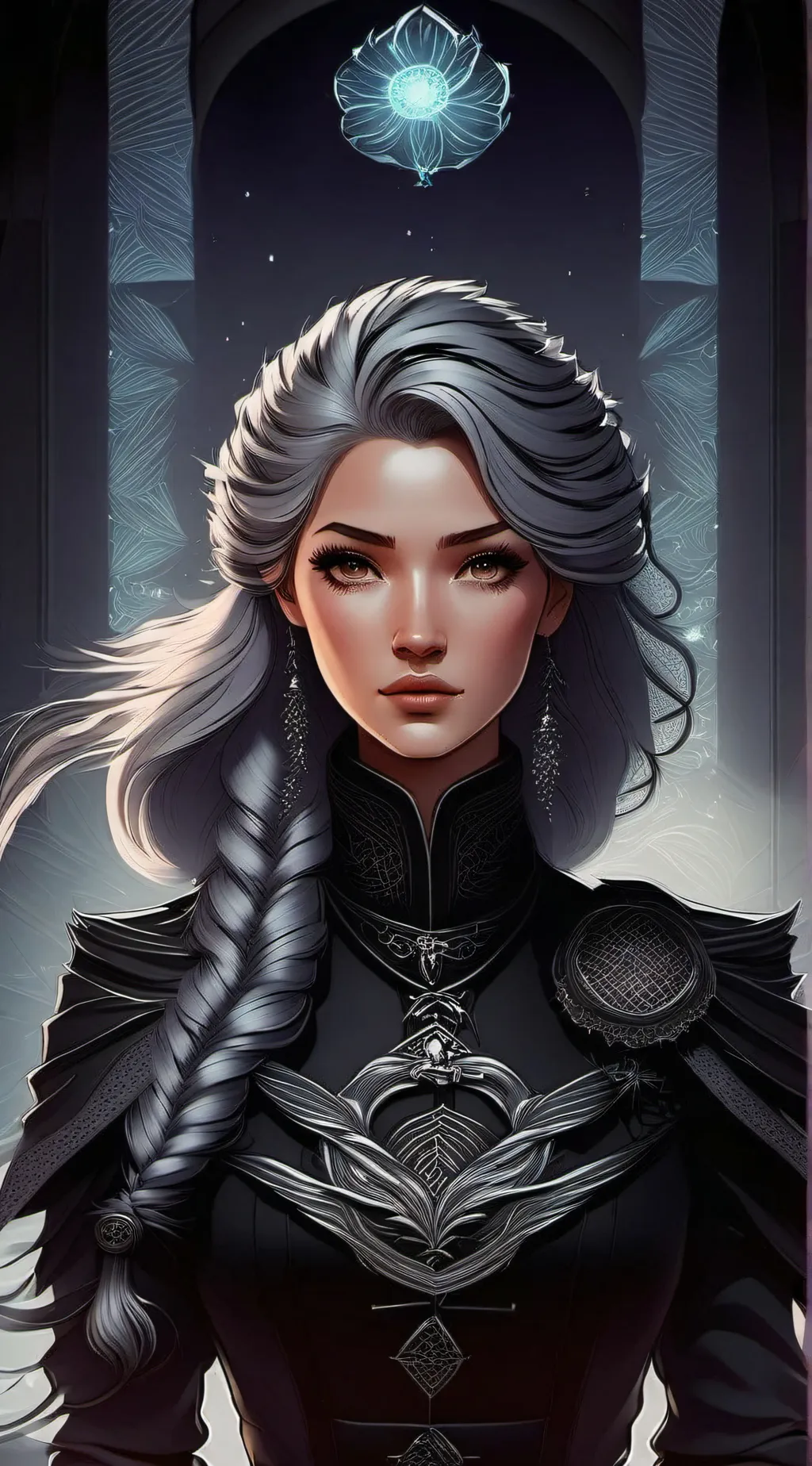 ai character: Violet Sorengail background