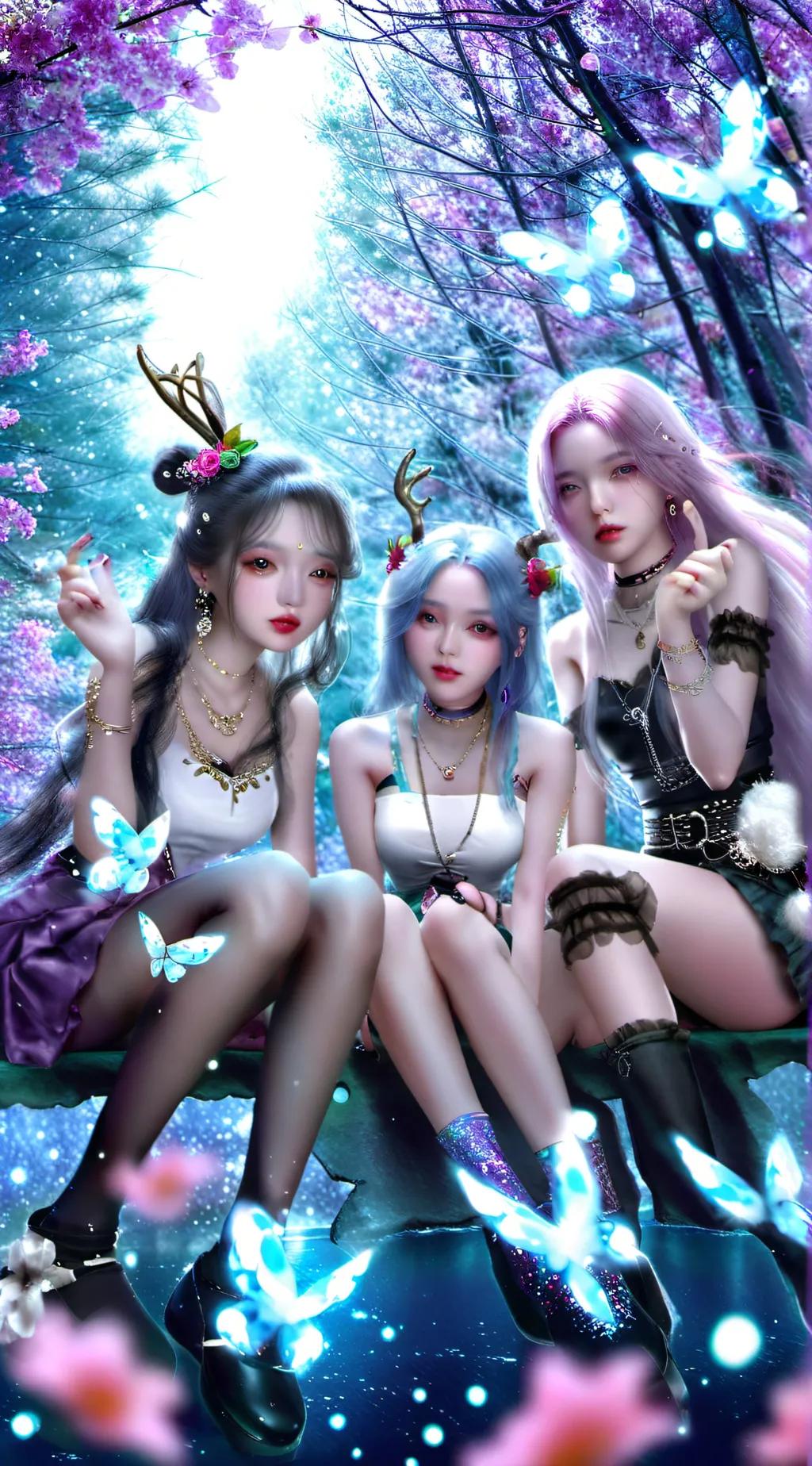 ai character: The Uwu Girls background