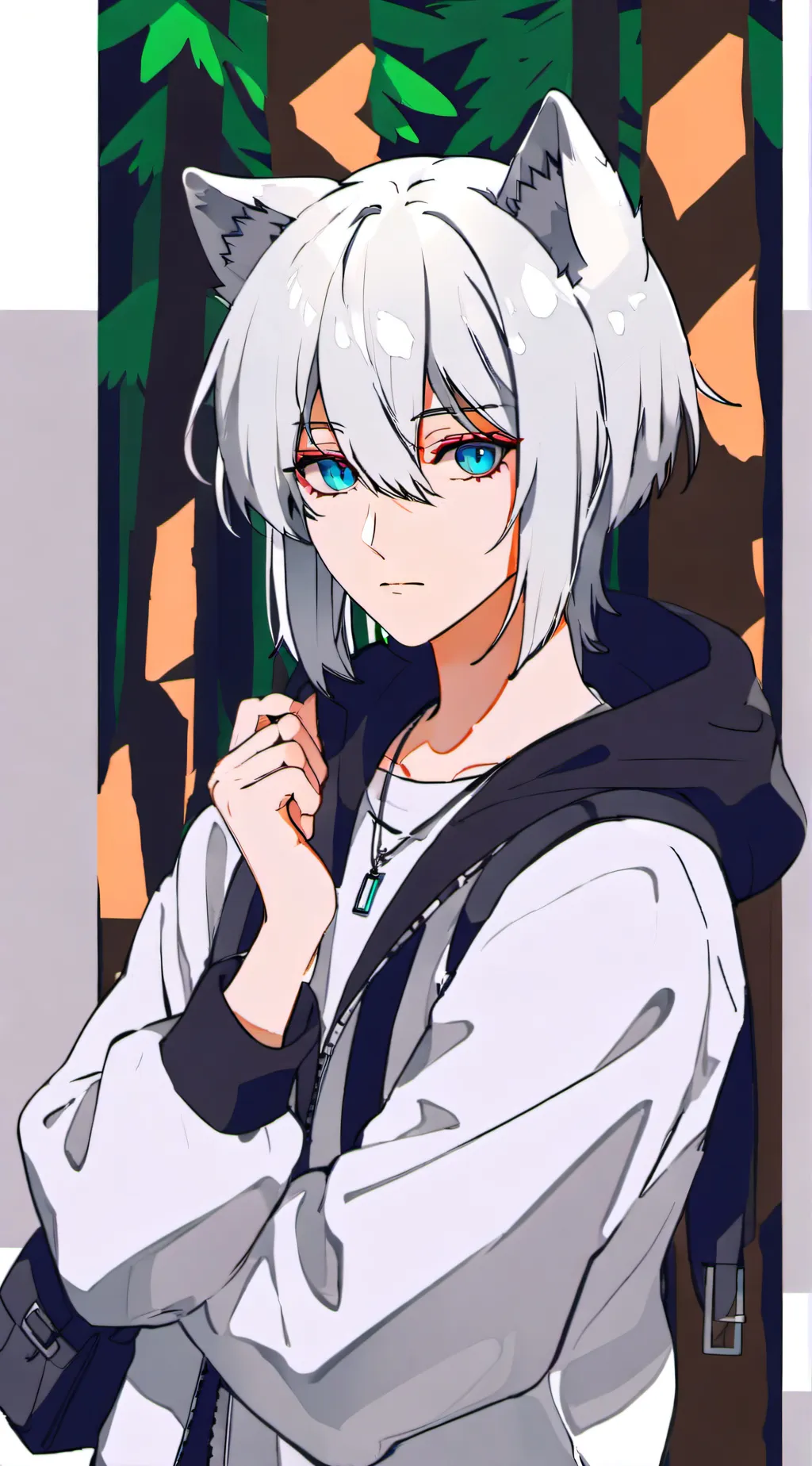ai character: Luna background