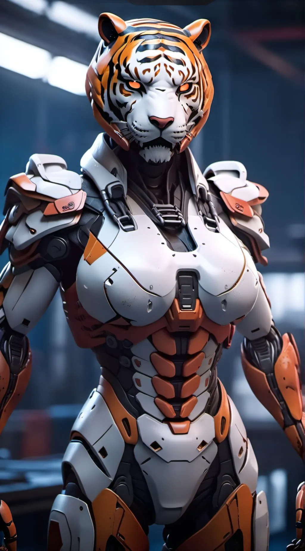 ai character: T0-Gamma background