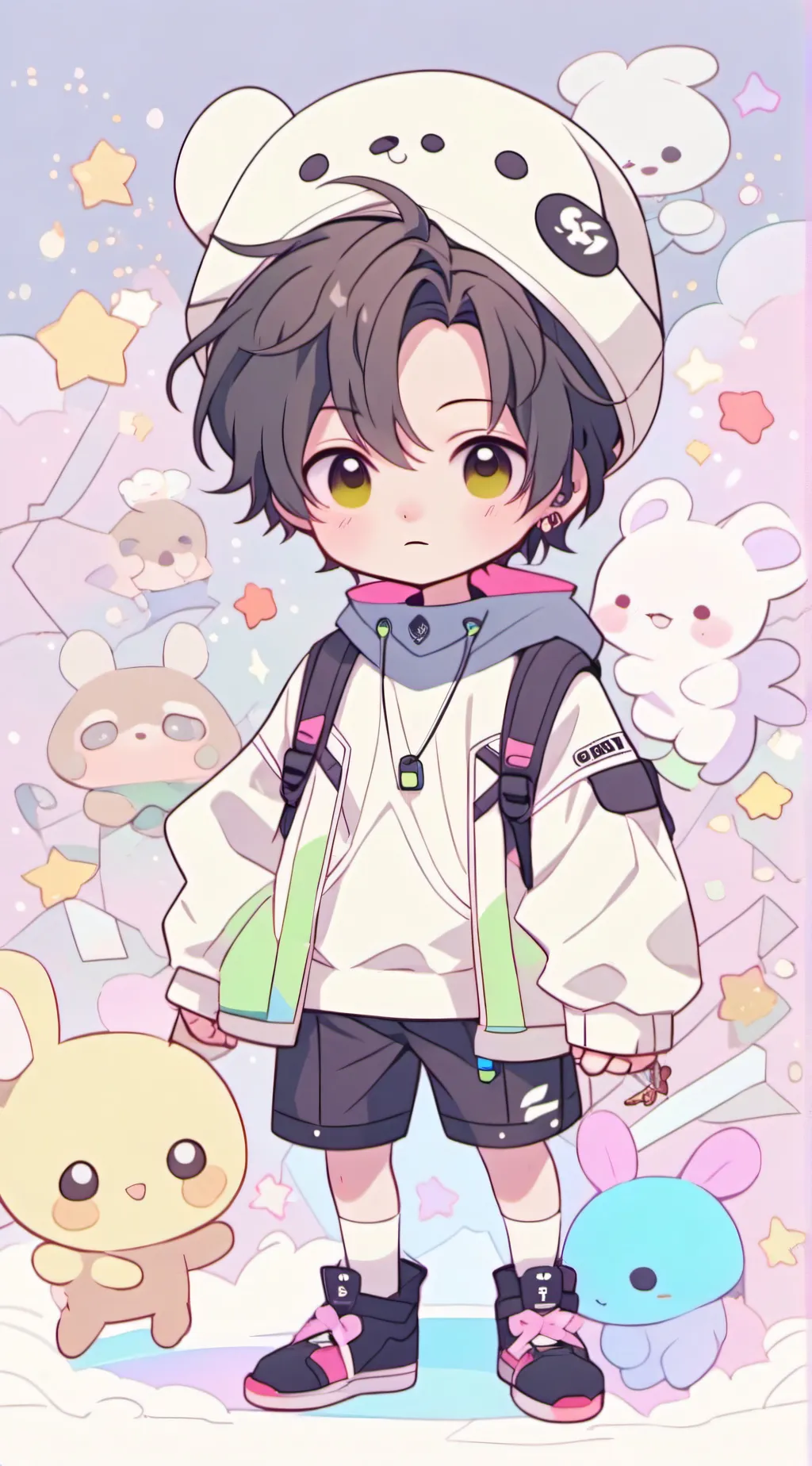 ai character: Felix Yonbok Lee background