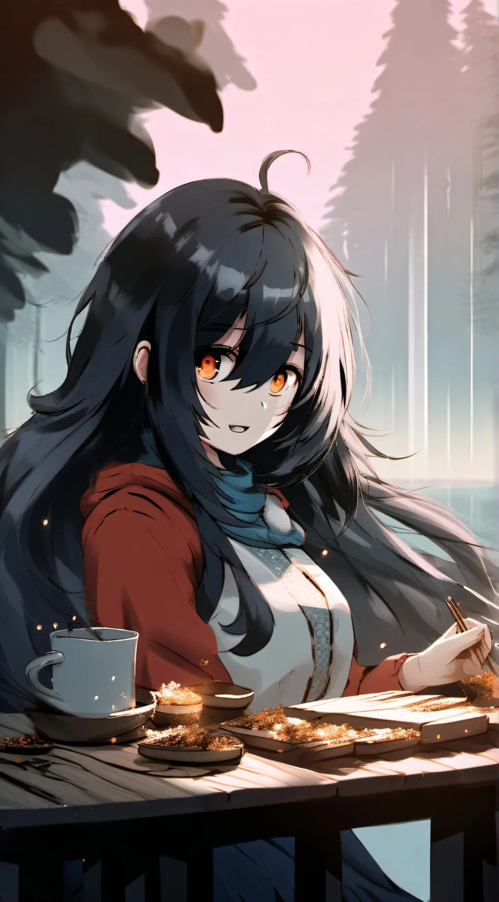 ai character: Ella  background