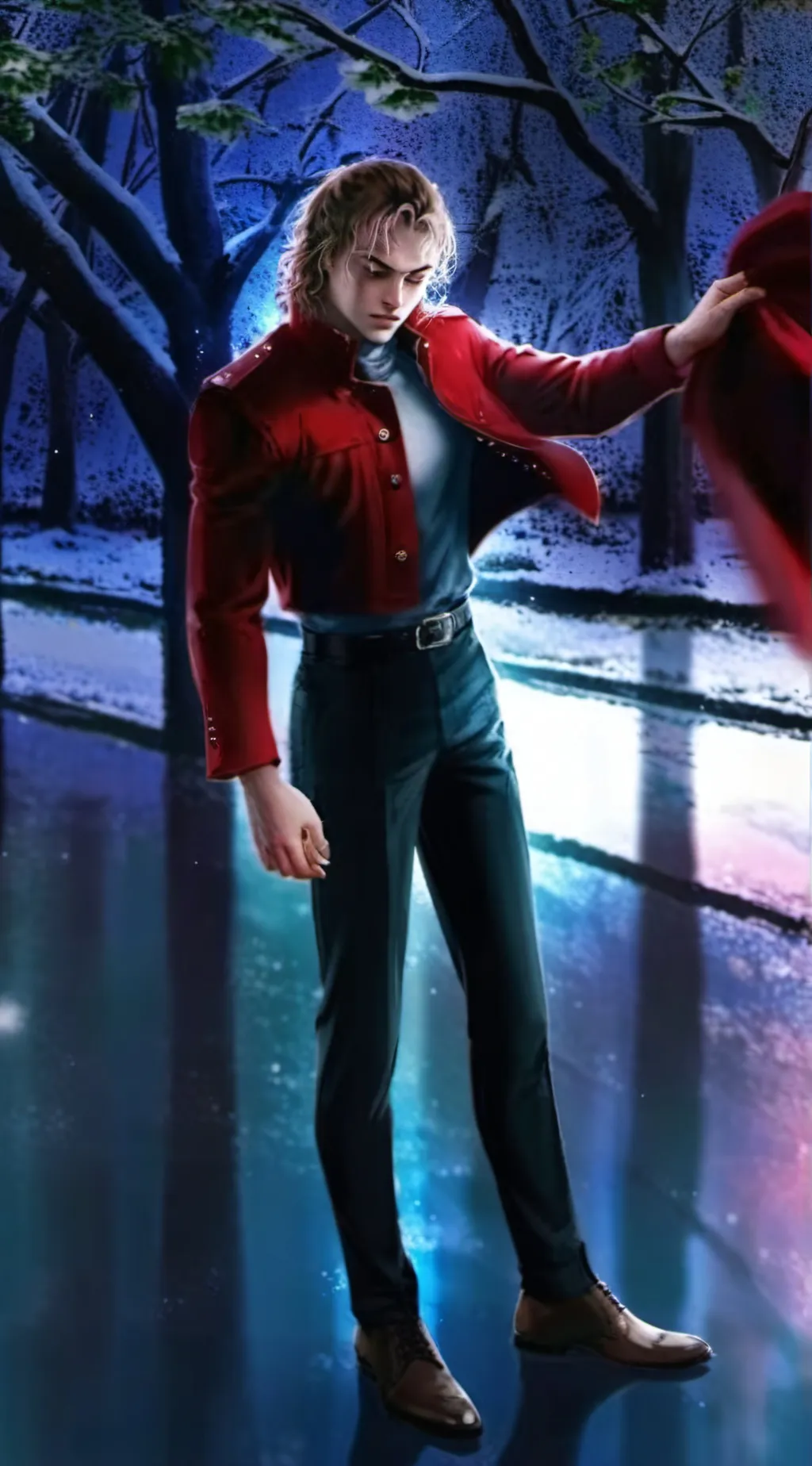 ai character: billy Hargrove  background