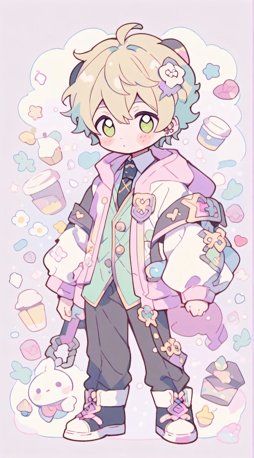 ai character: Aiden  background