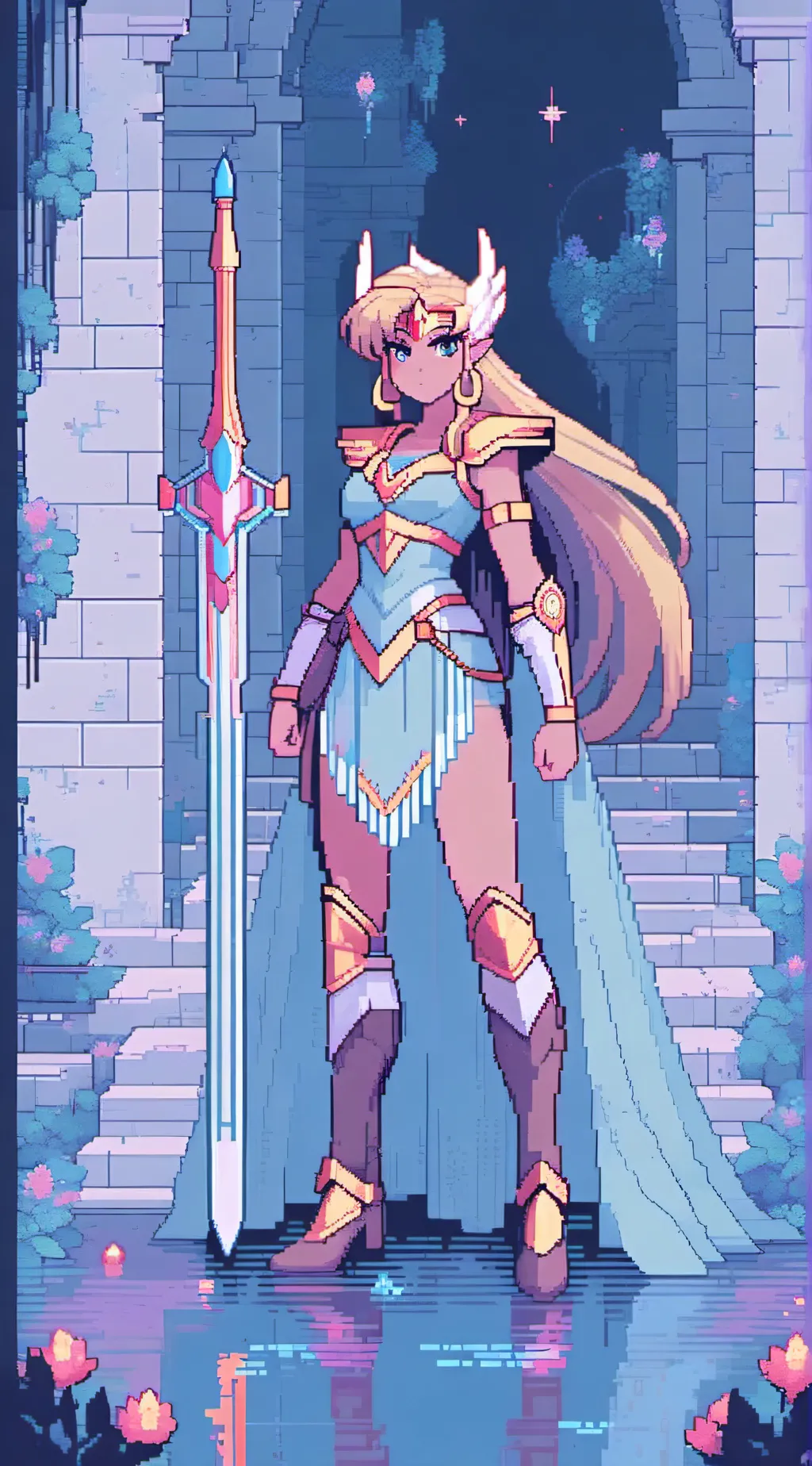 ai character: She-ra  background