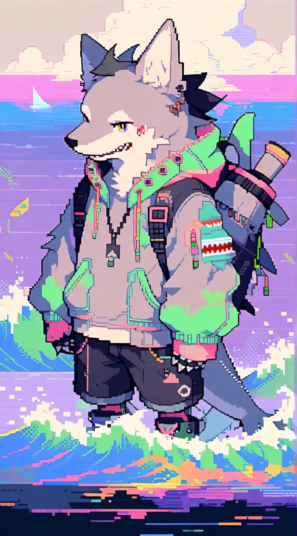 ai character: ender(fursona) background