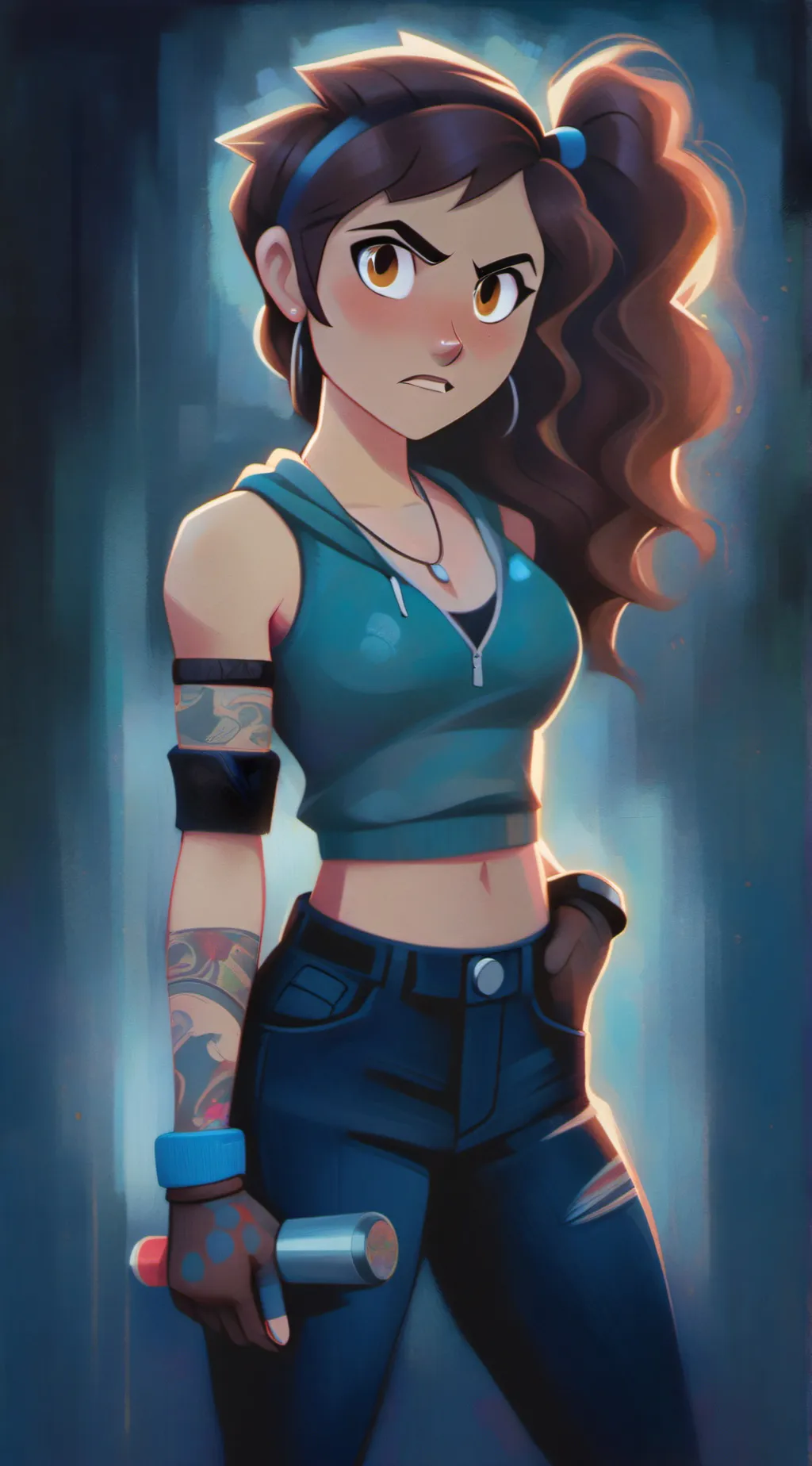 ai character: June Del Toro background