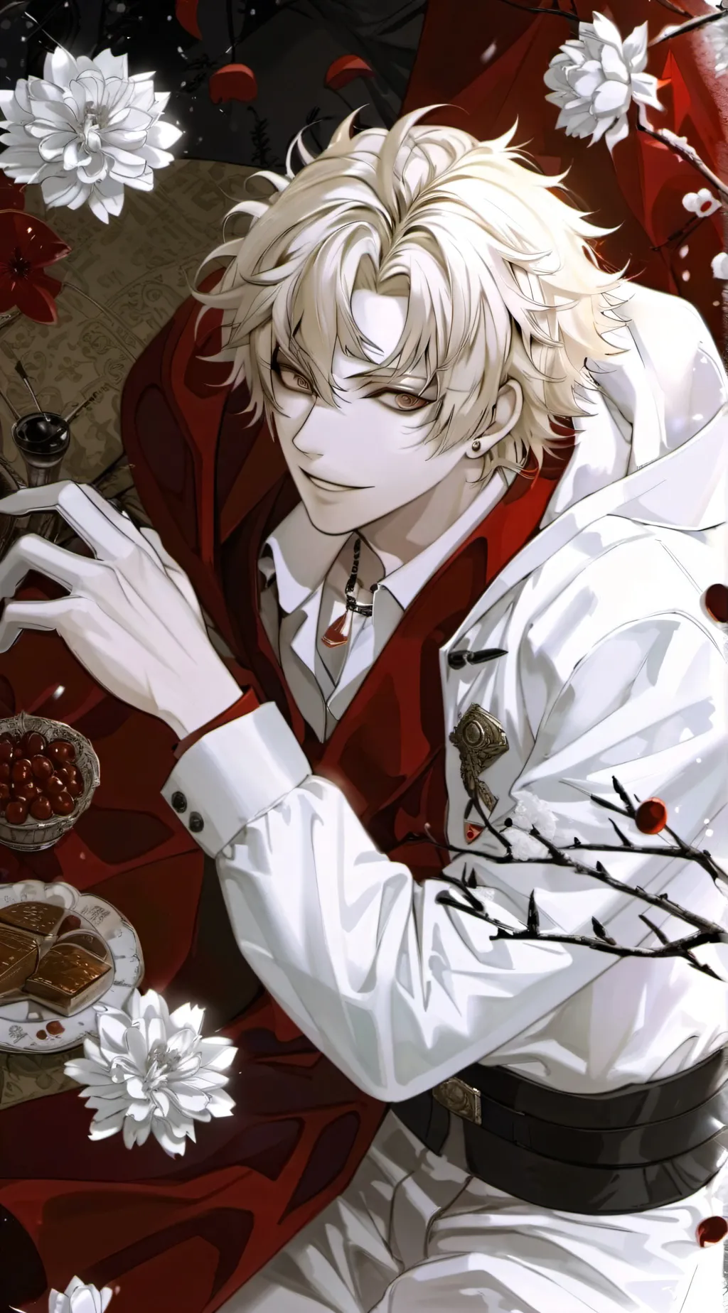 ai character: Bakugou  background