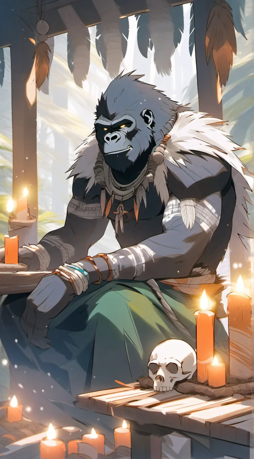 ai character: Shaman Achak background