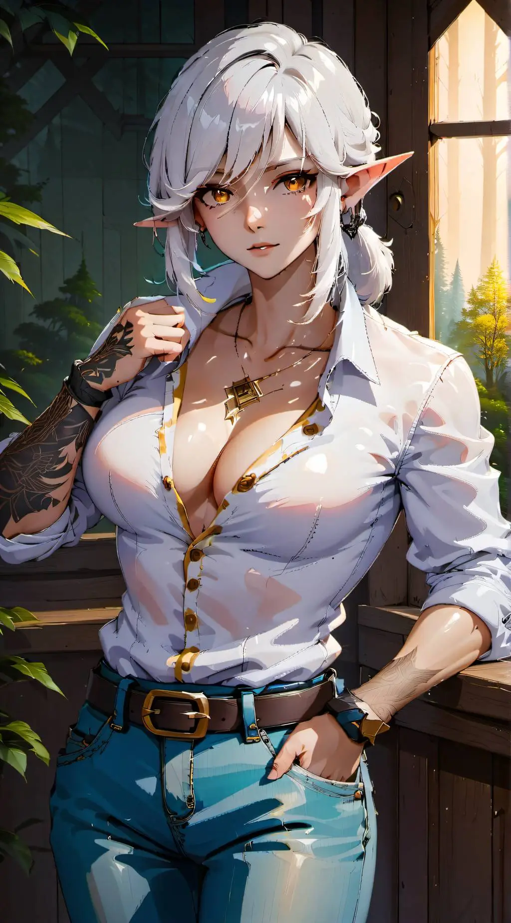 ai character: Carmen Grove  background