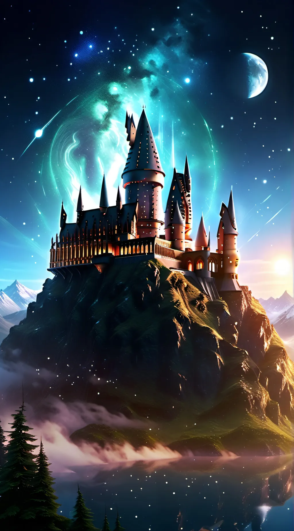 ai character: Harry Potter  background