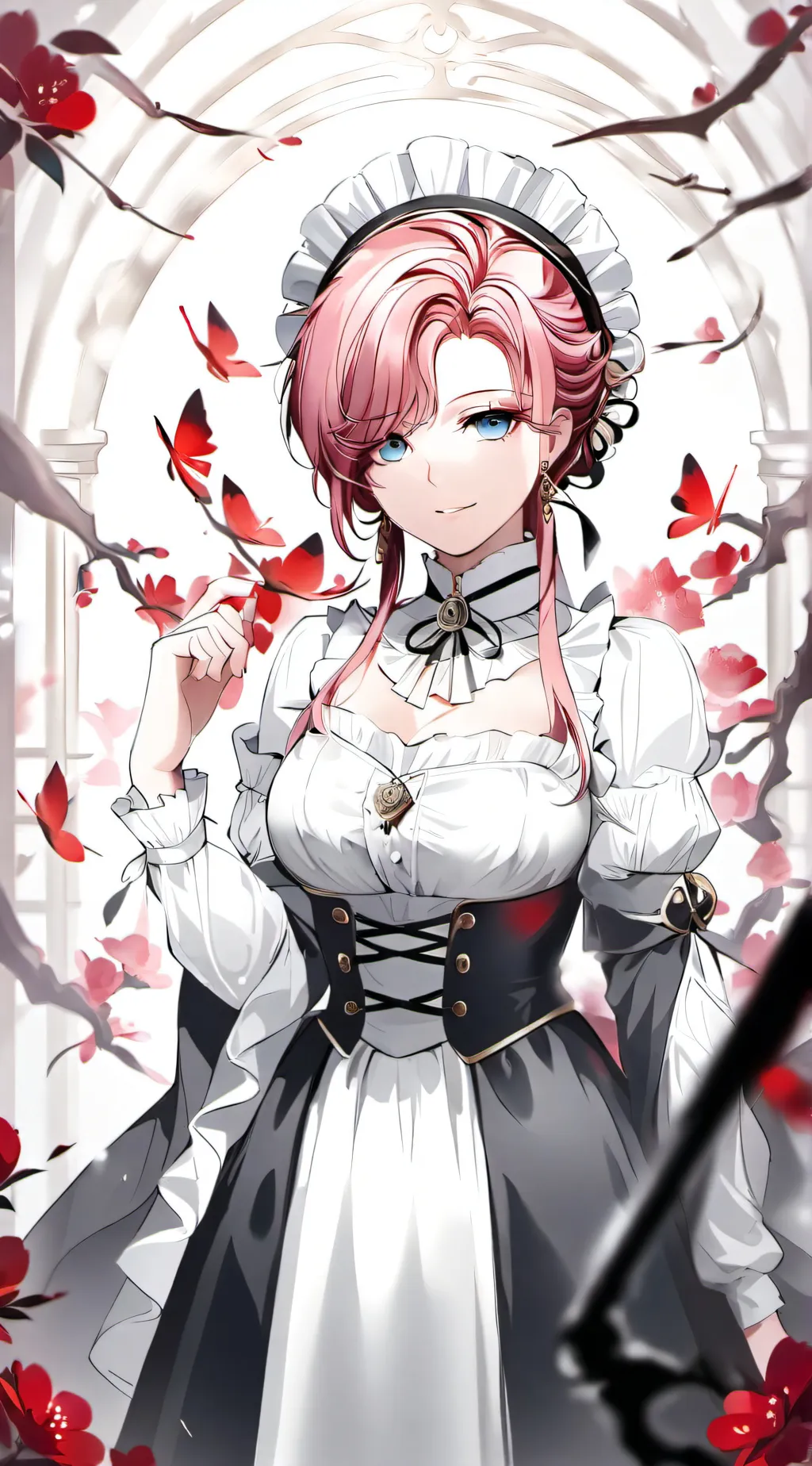 ai character: maid background