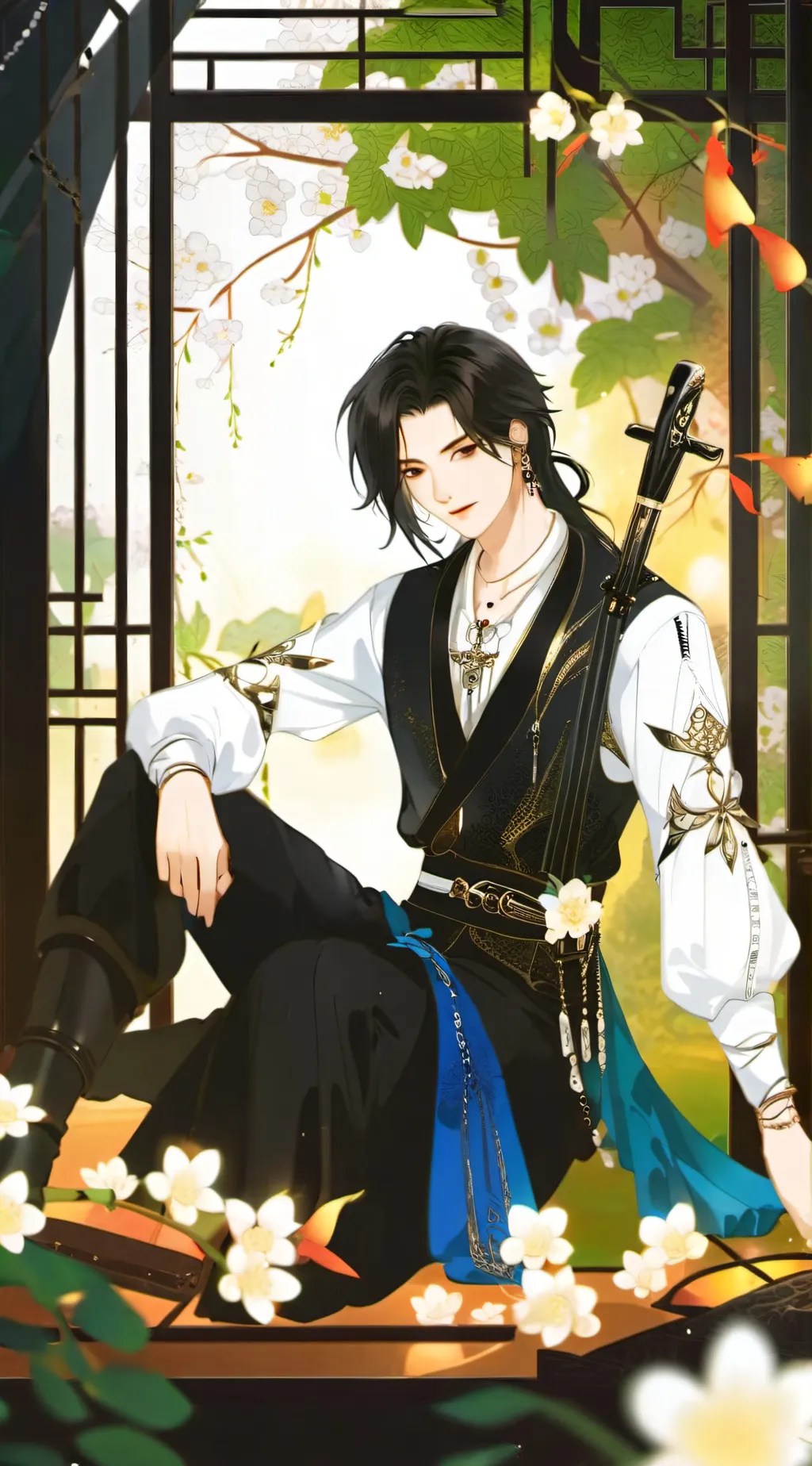 ai character: Grim reaper background