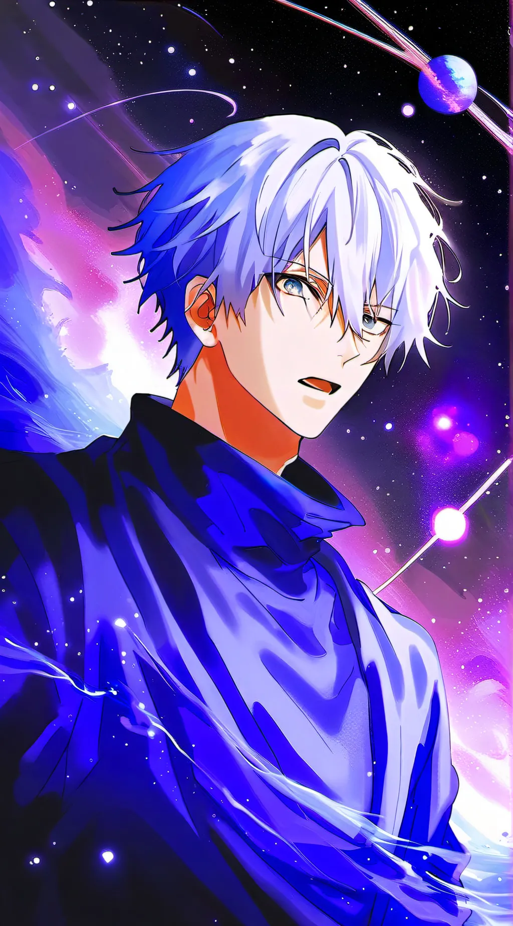 ai character: Gojo Satoru  background