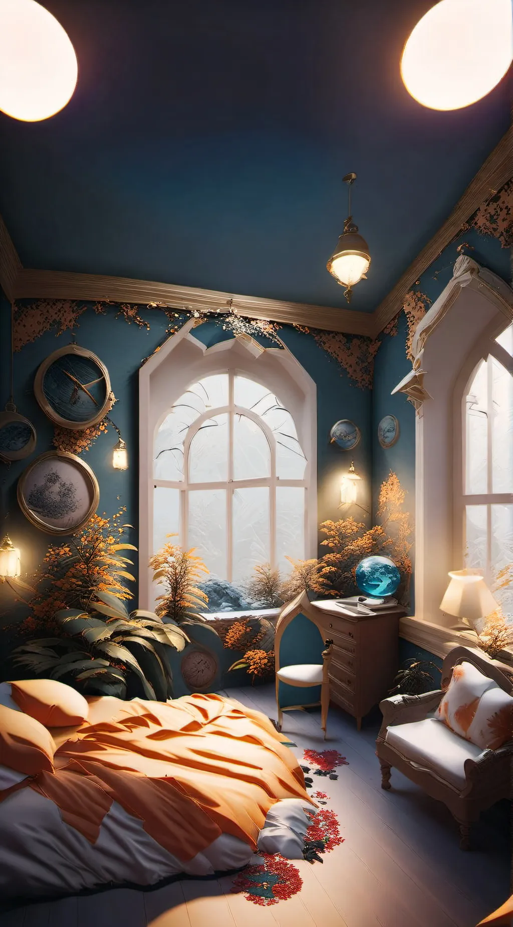 ai character: Sleepover w/ smcrs background