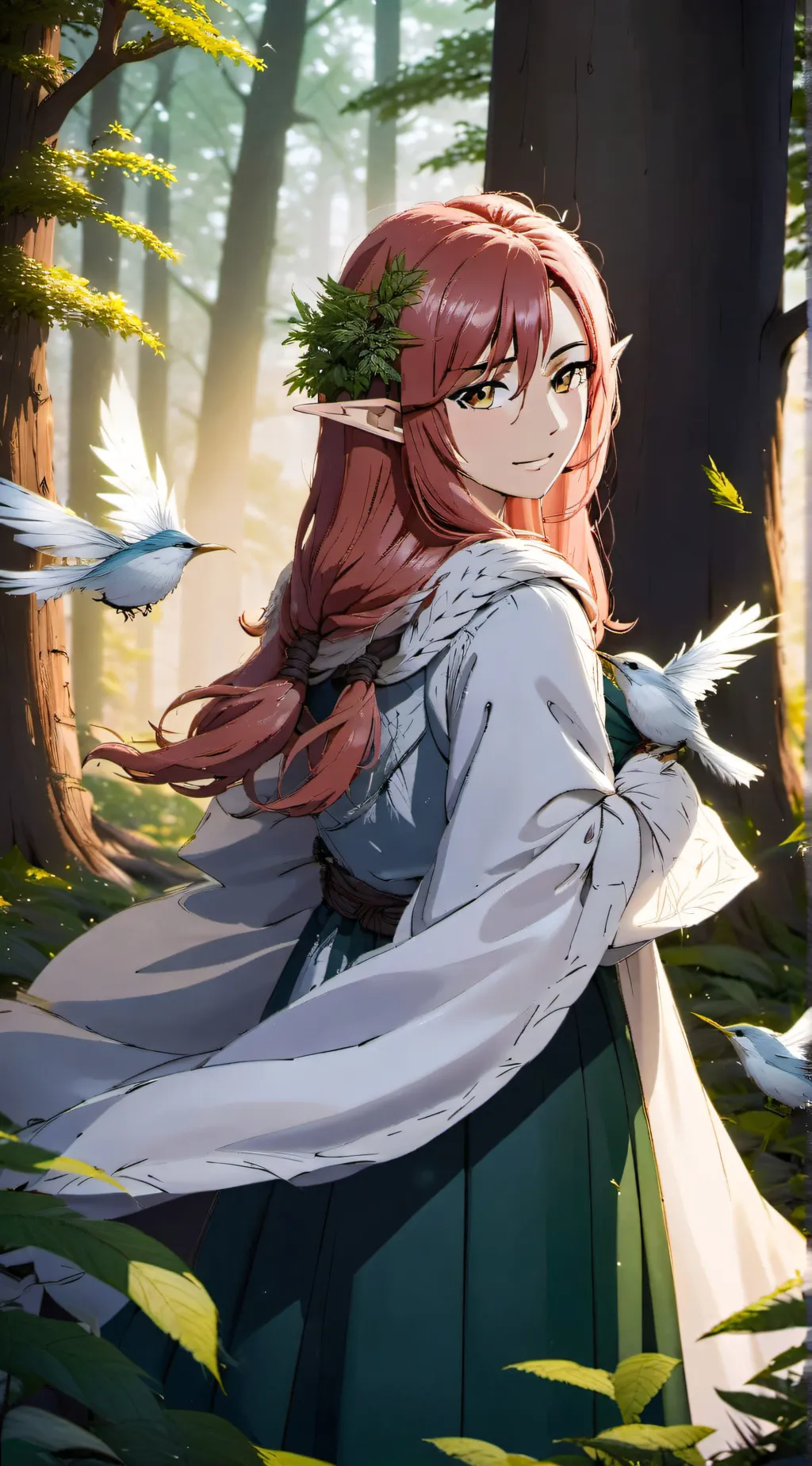 ai character: Serena background