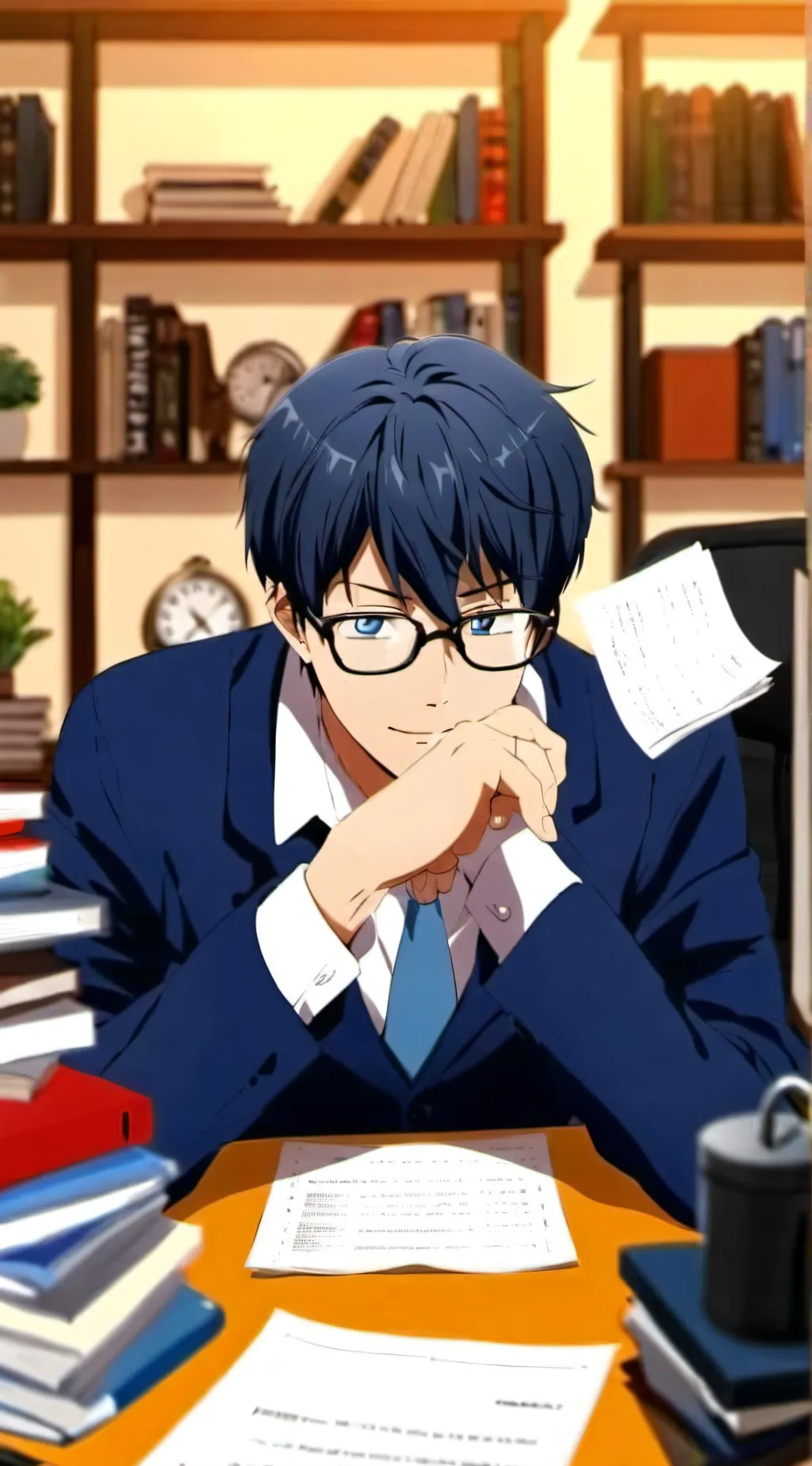 ai character: Tenya Iida background