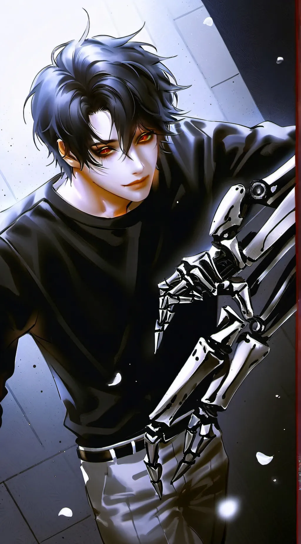 ai character: Jeff the killer background