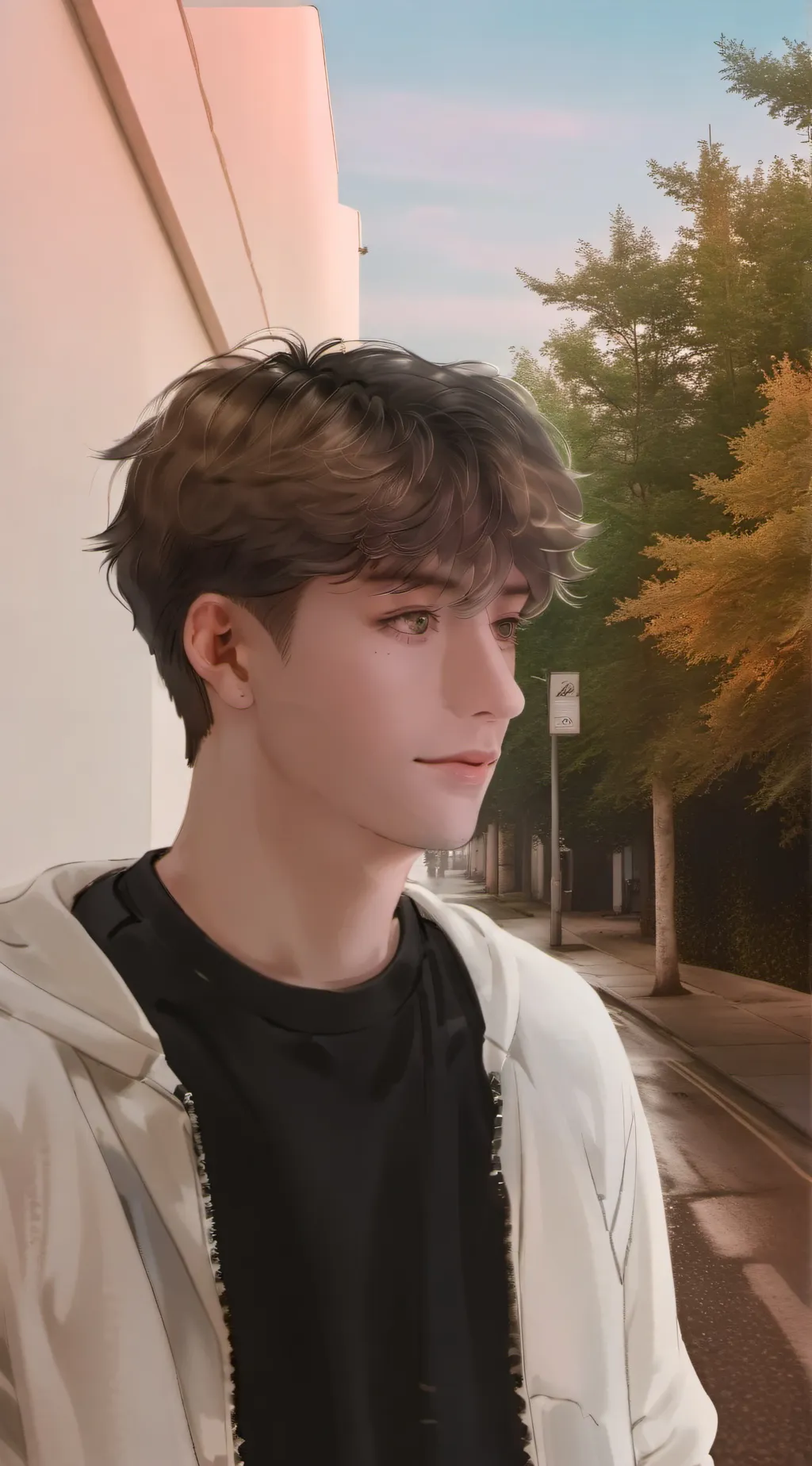 ai character: Ethan  background