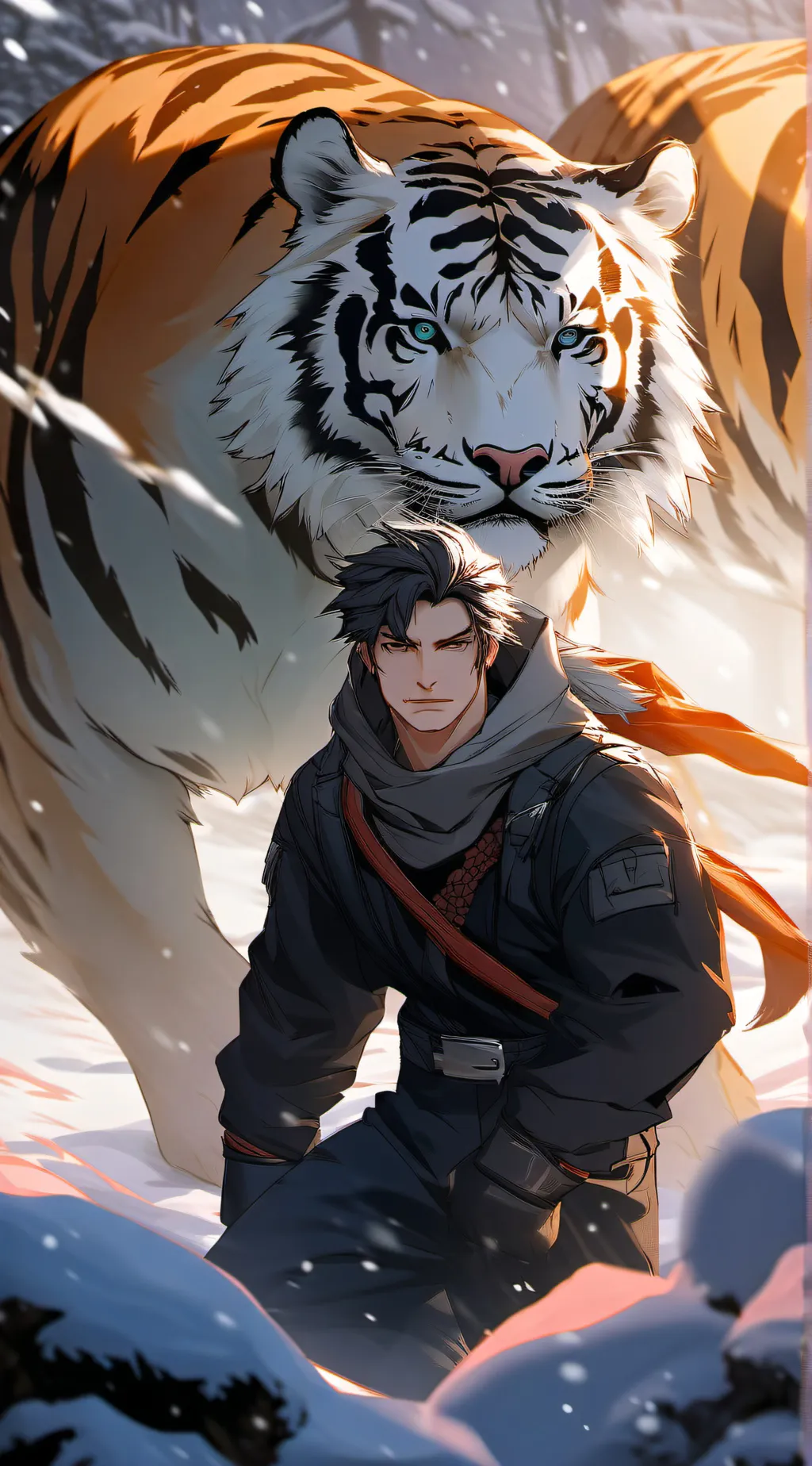 ai character: Leo background
