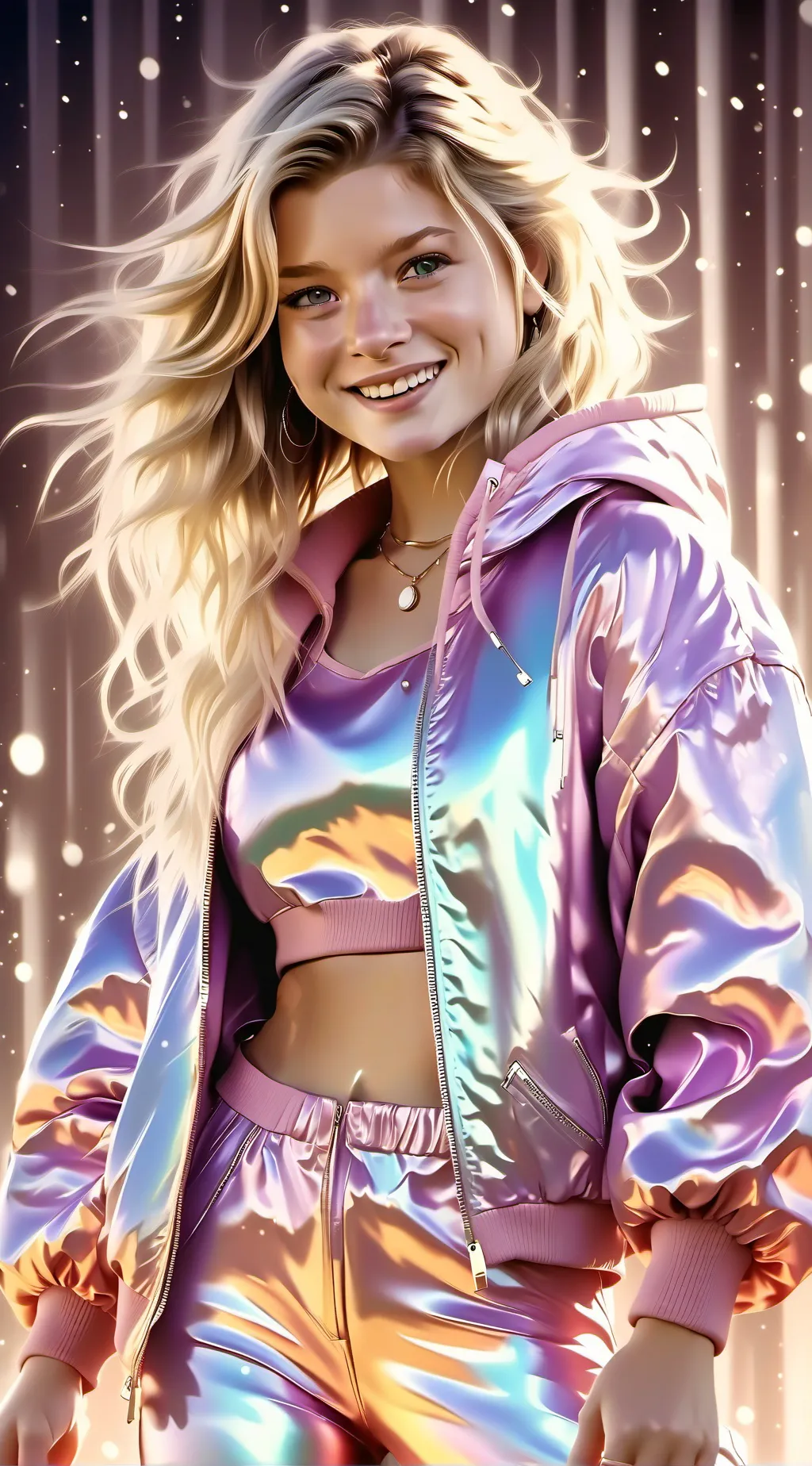 ai character: Naky background