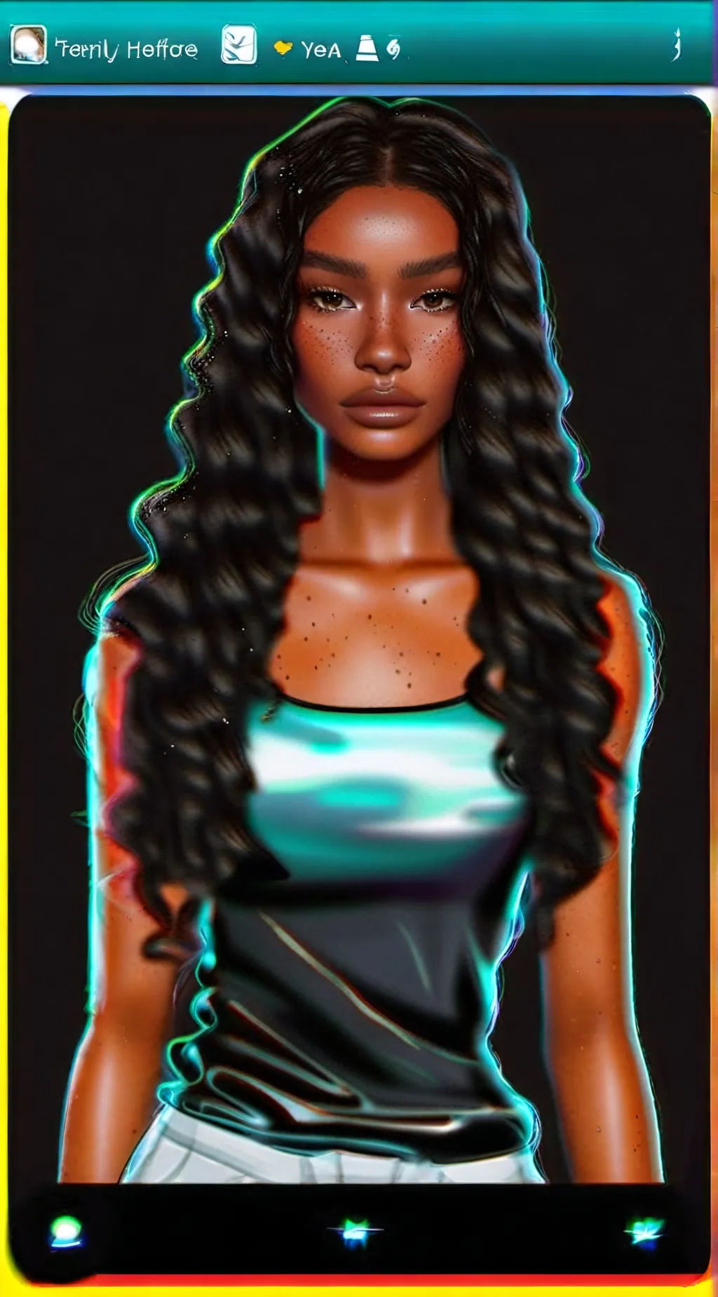 ai character: Bianca♡ background