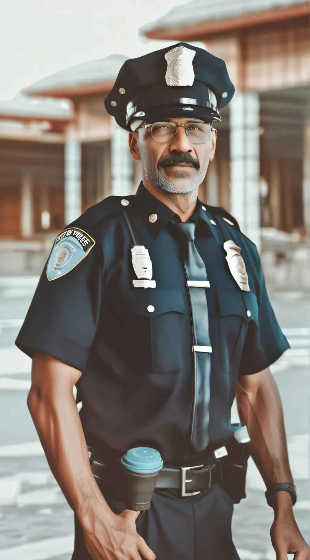 ai character: cop dad background