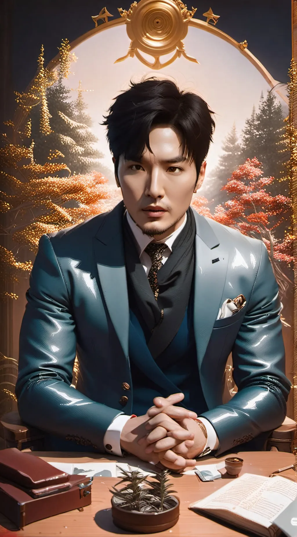 ai character: Nolan Soh background
