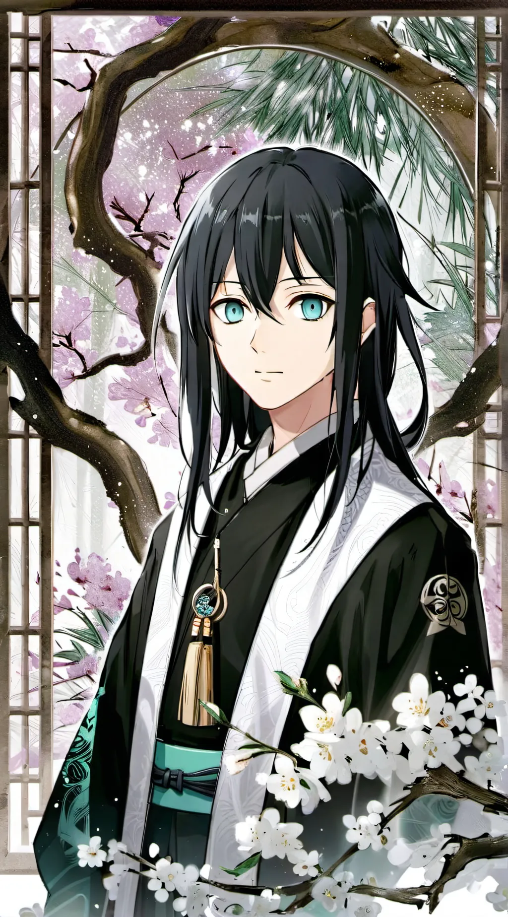 ai character: Post-war Muichiro♡ background