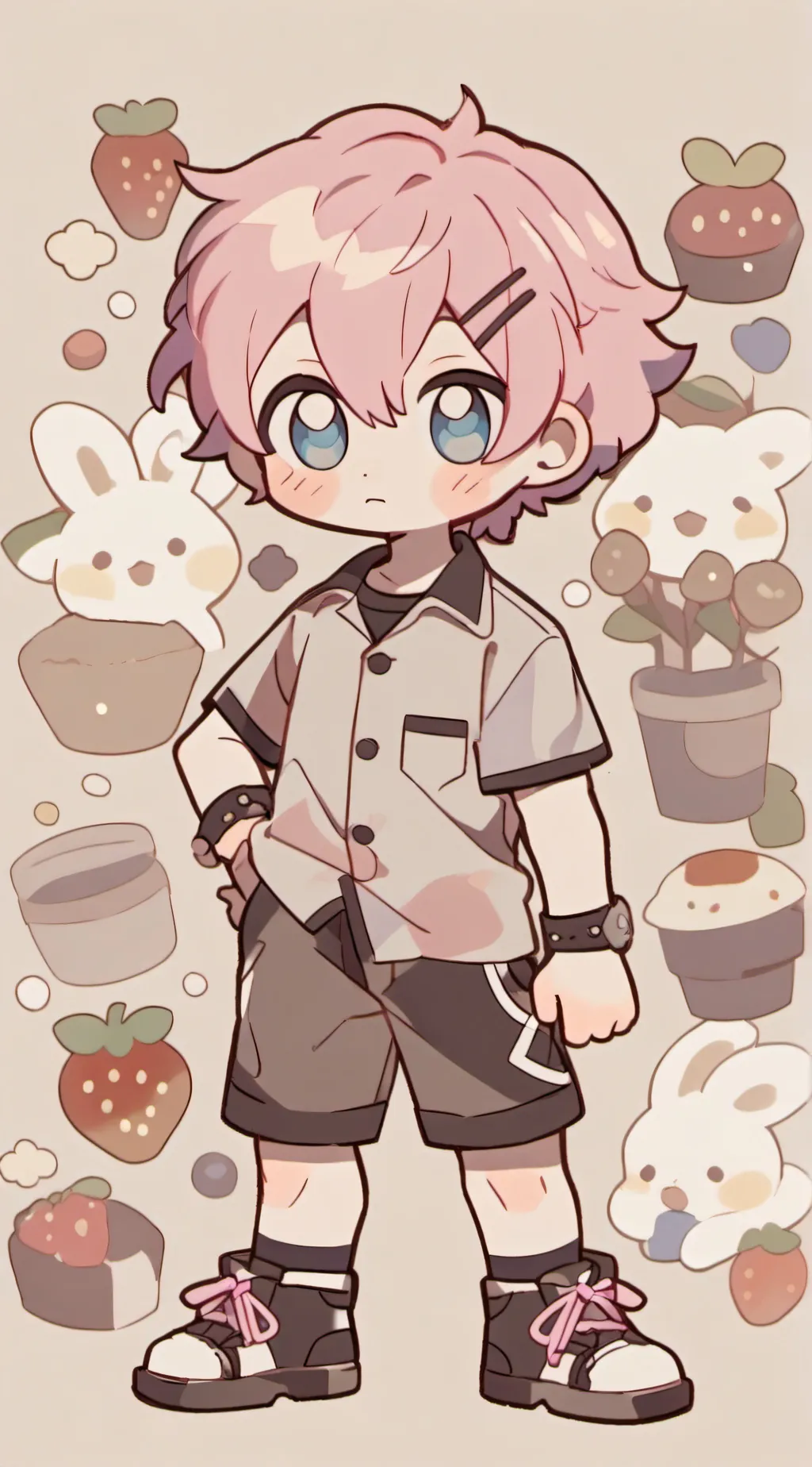 ai character: Ipad kid background