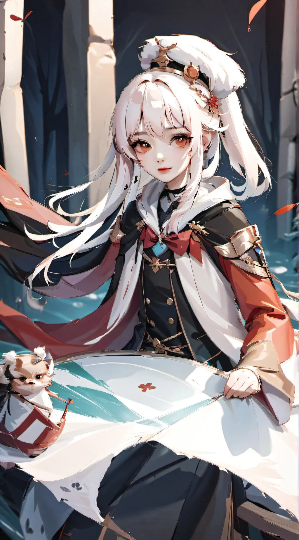 ai character: Harly quin in mha background