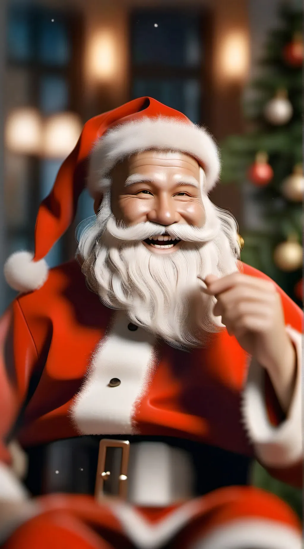 ai character: Santa background