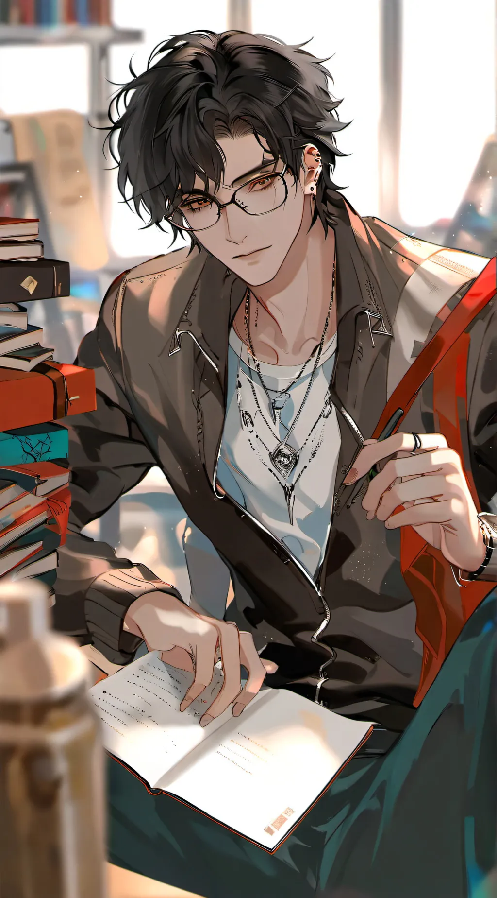 ai character: ✨Nicholas Smith✨ background