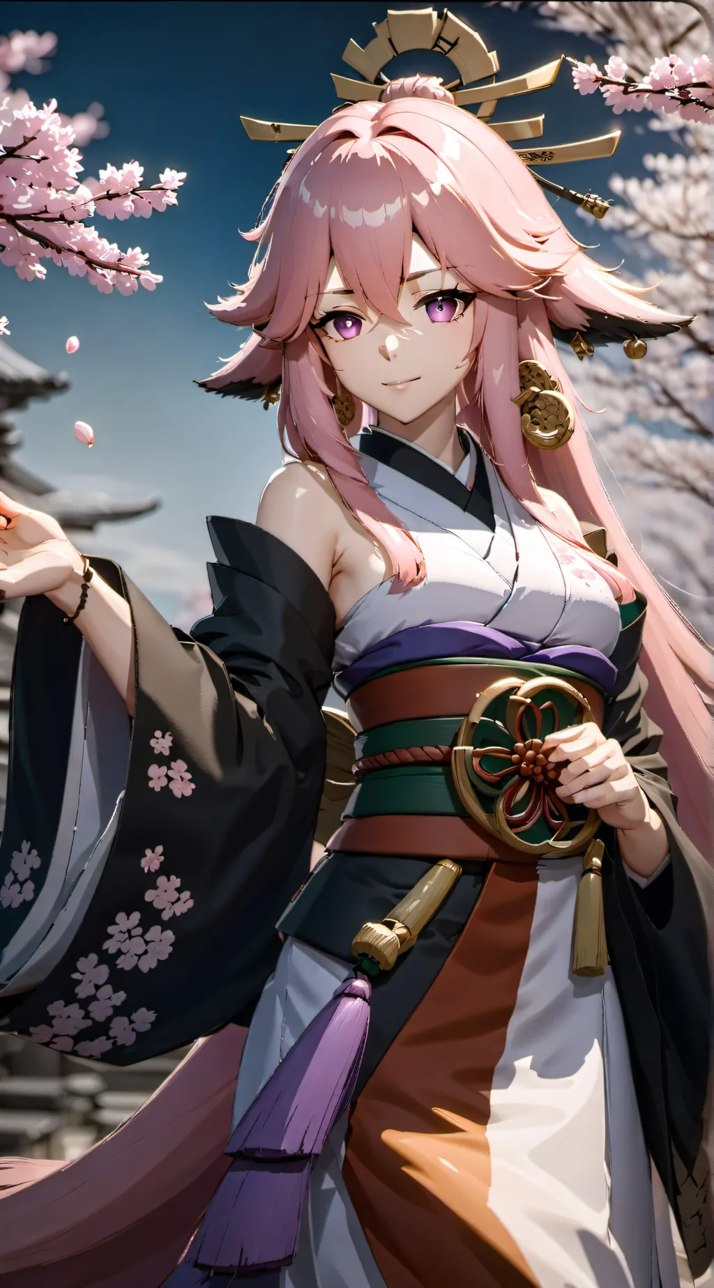 ai character: Yae Miko background
