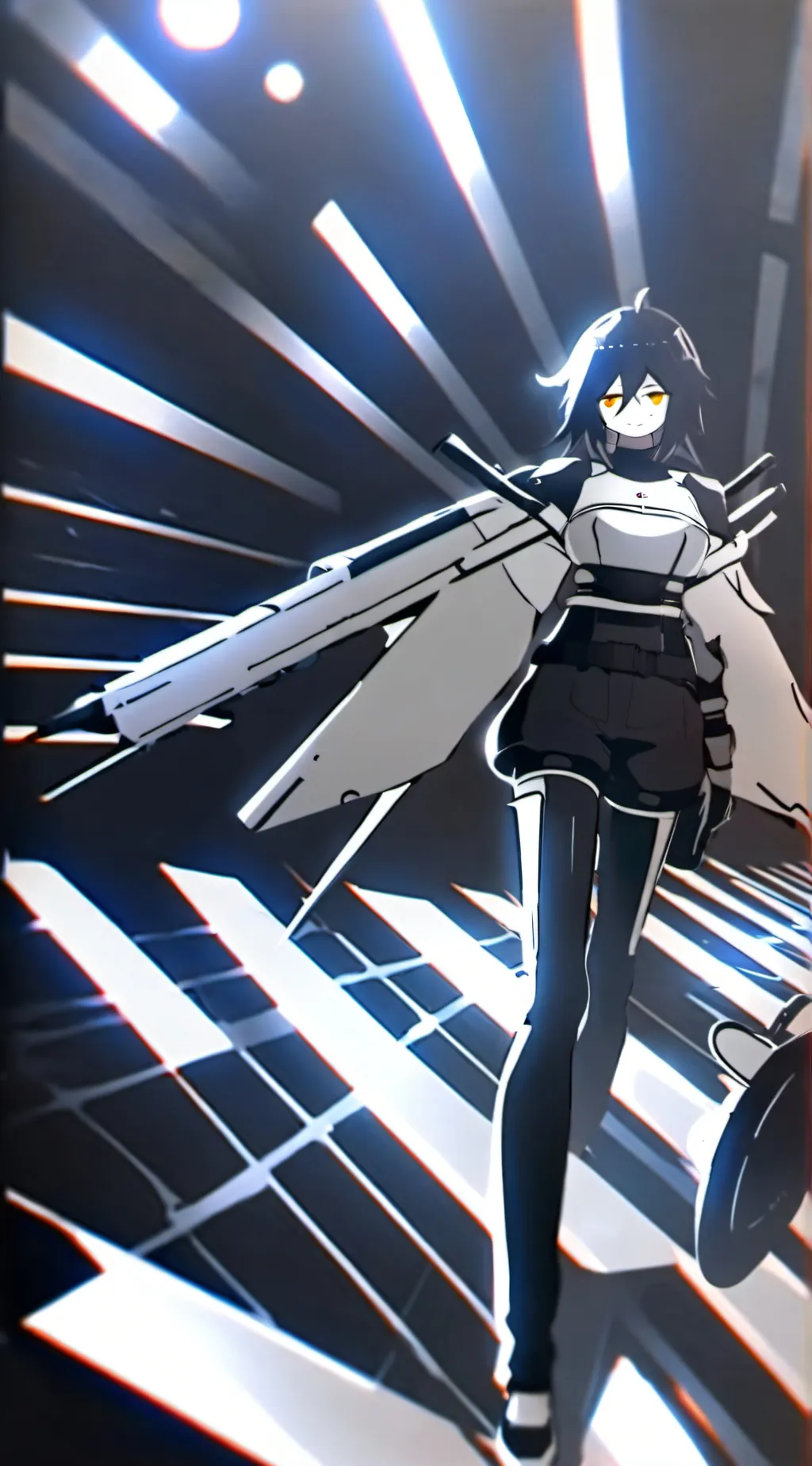 ai character: Miss circle  background