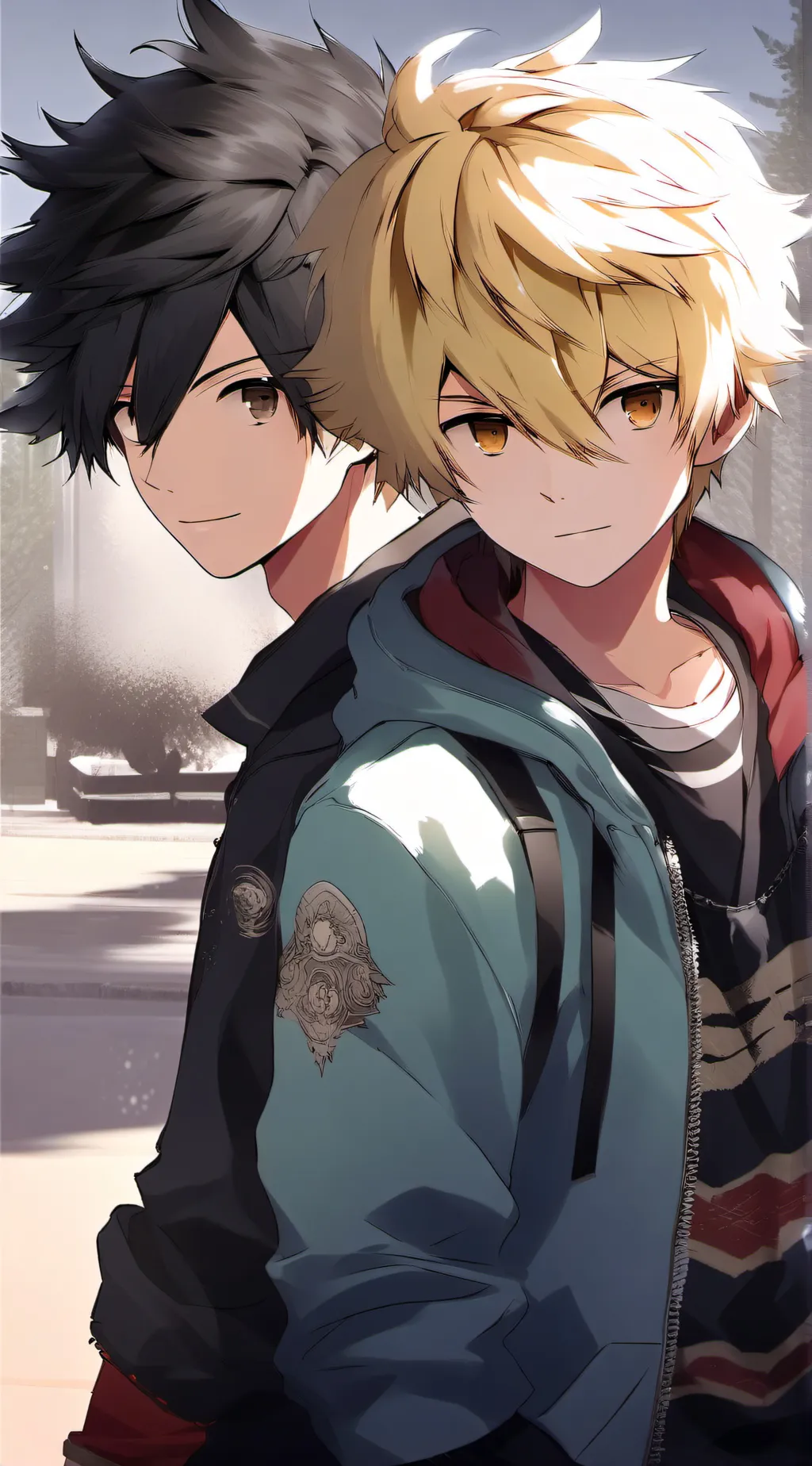 ai character: Alex and noah background