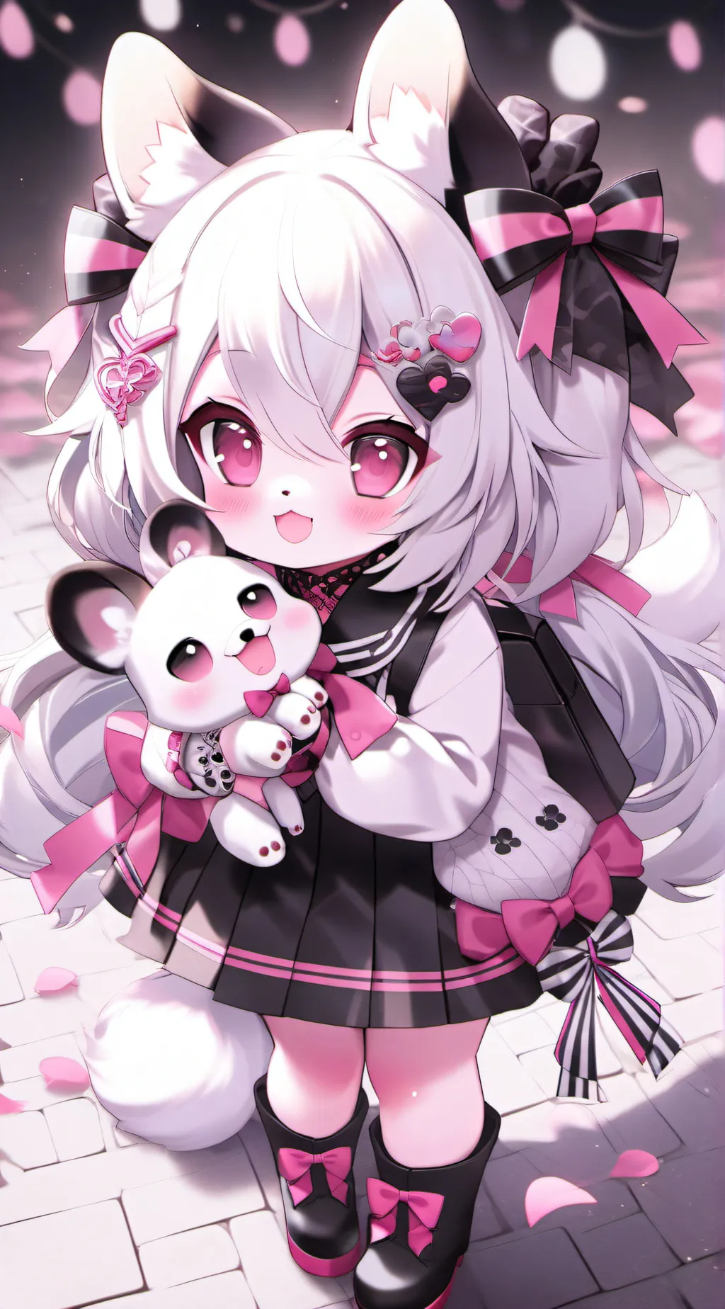 ai character: katie  background