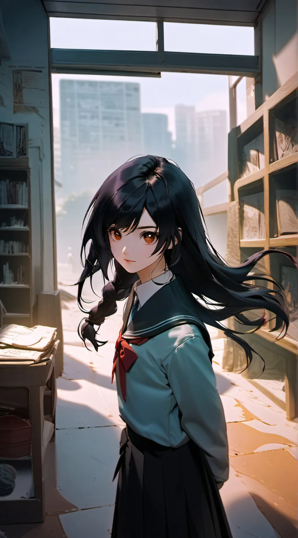 ai character: L.O.V background