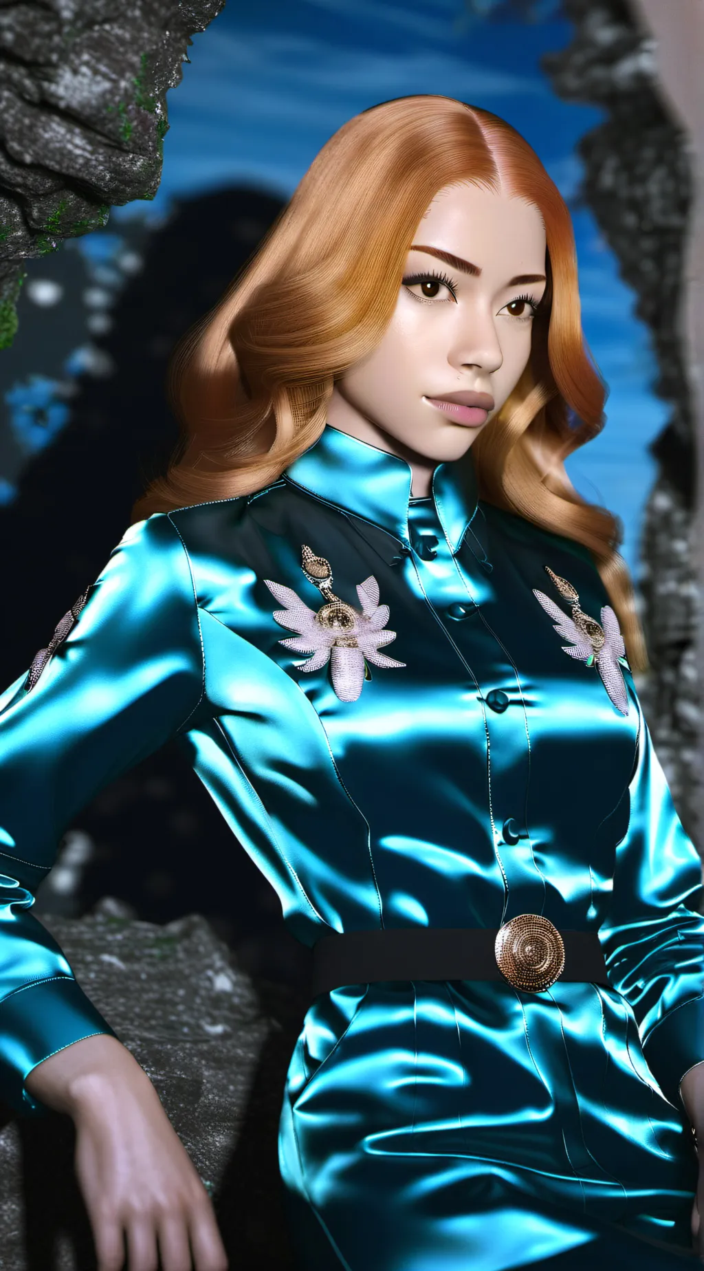 ai character: ice spice background