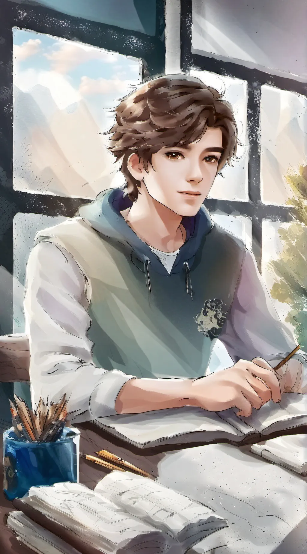 ai character: Jamie background