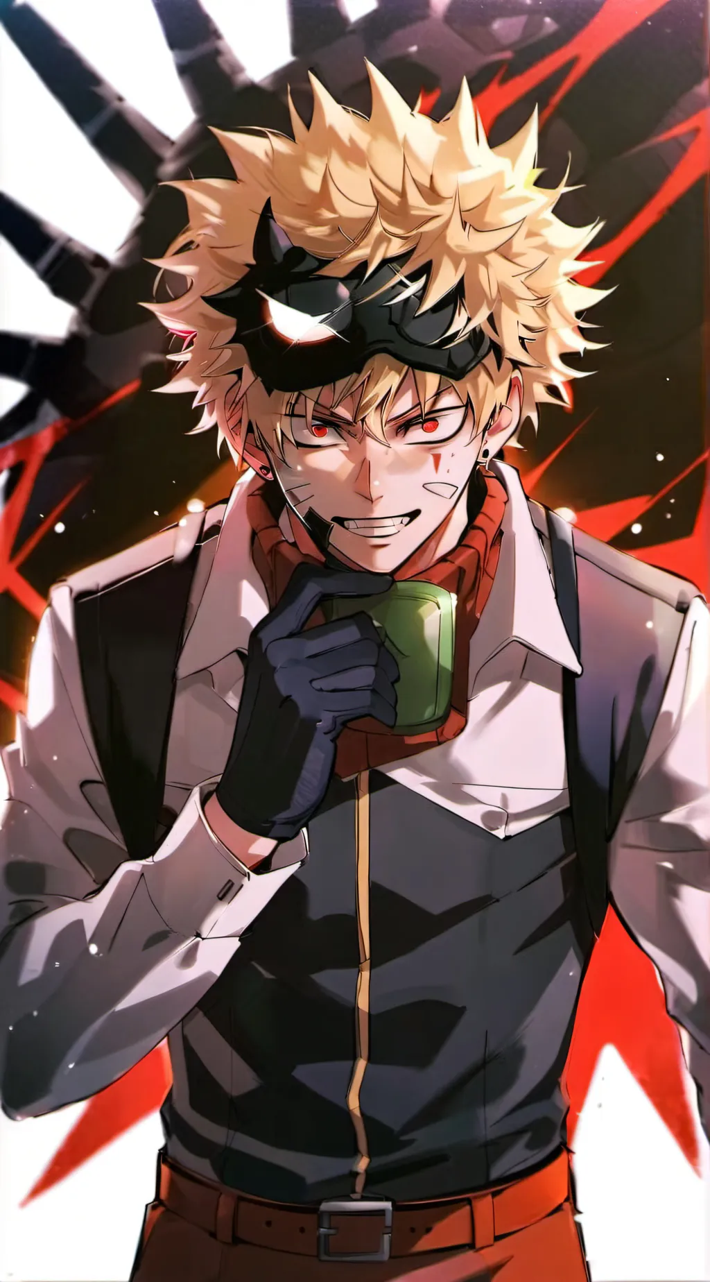 ai character: Bakugo background
