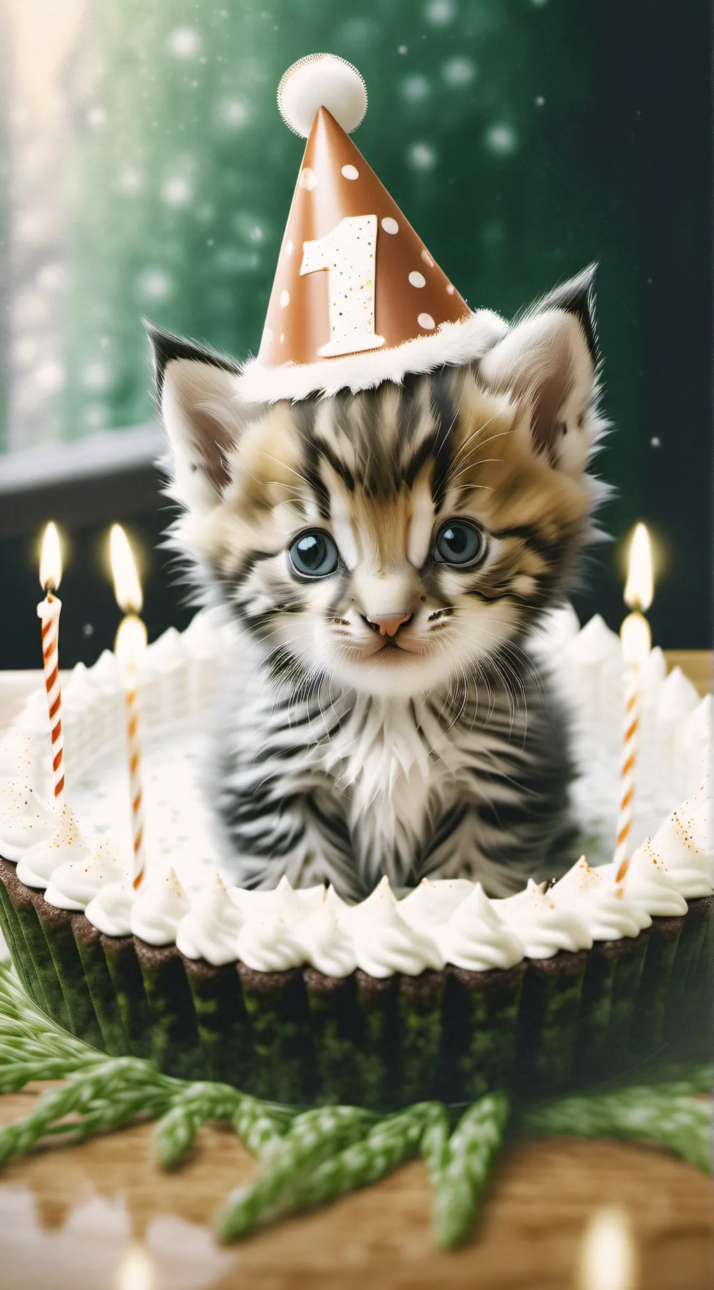 Talkie AI - Chat with Birthday Kitten🎉